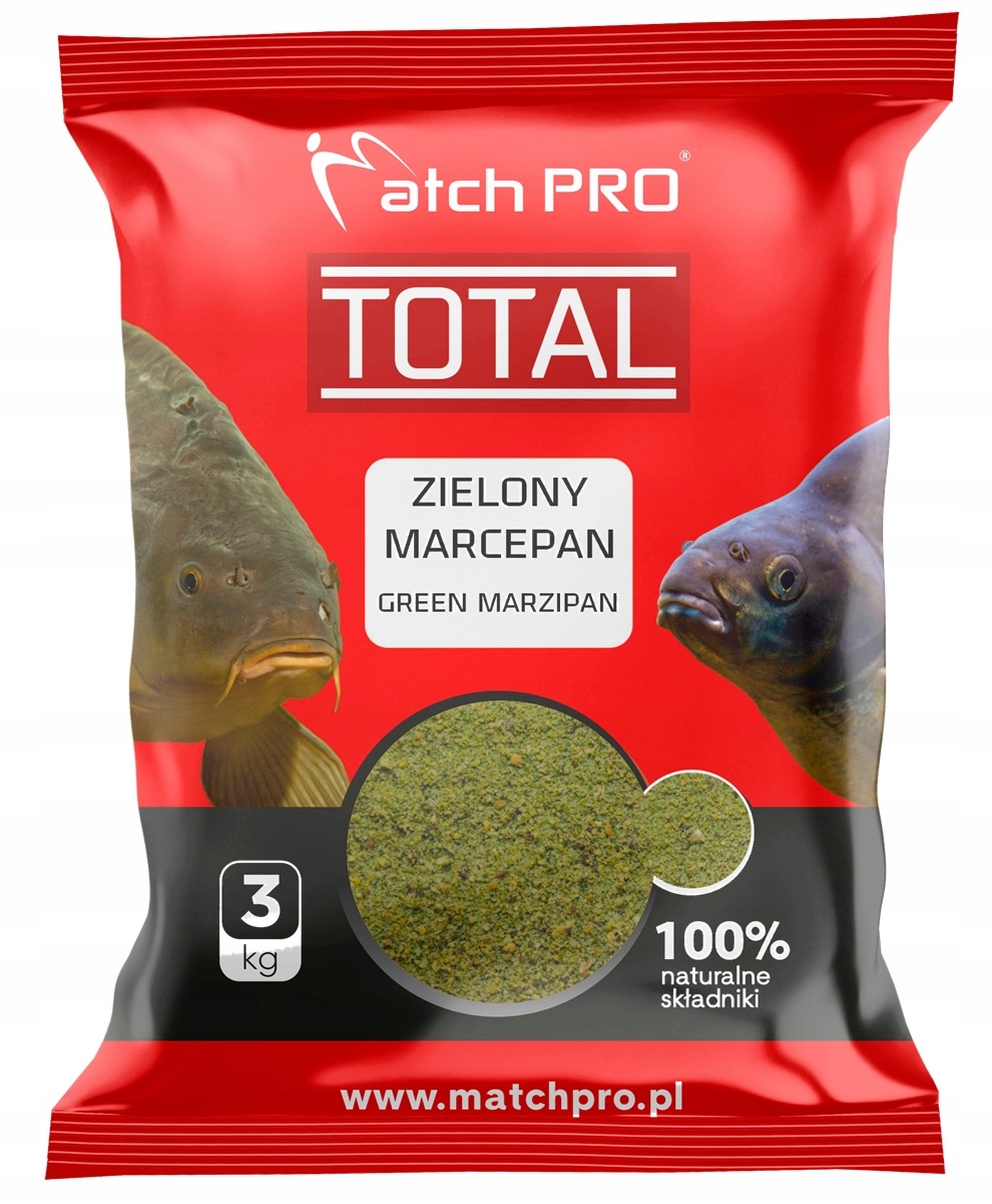Zanęta Total Zielony Marcepan 3kg Match Pro