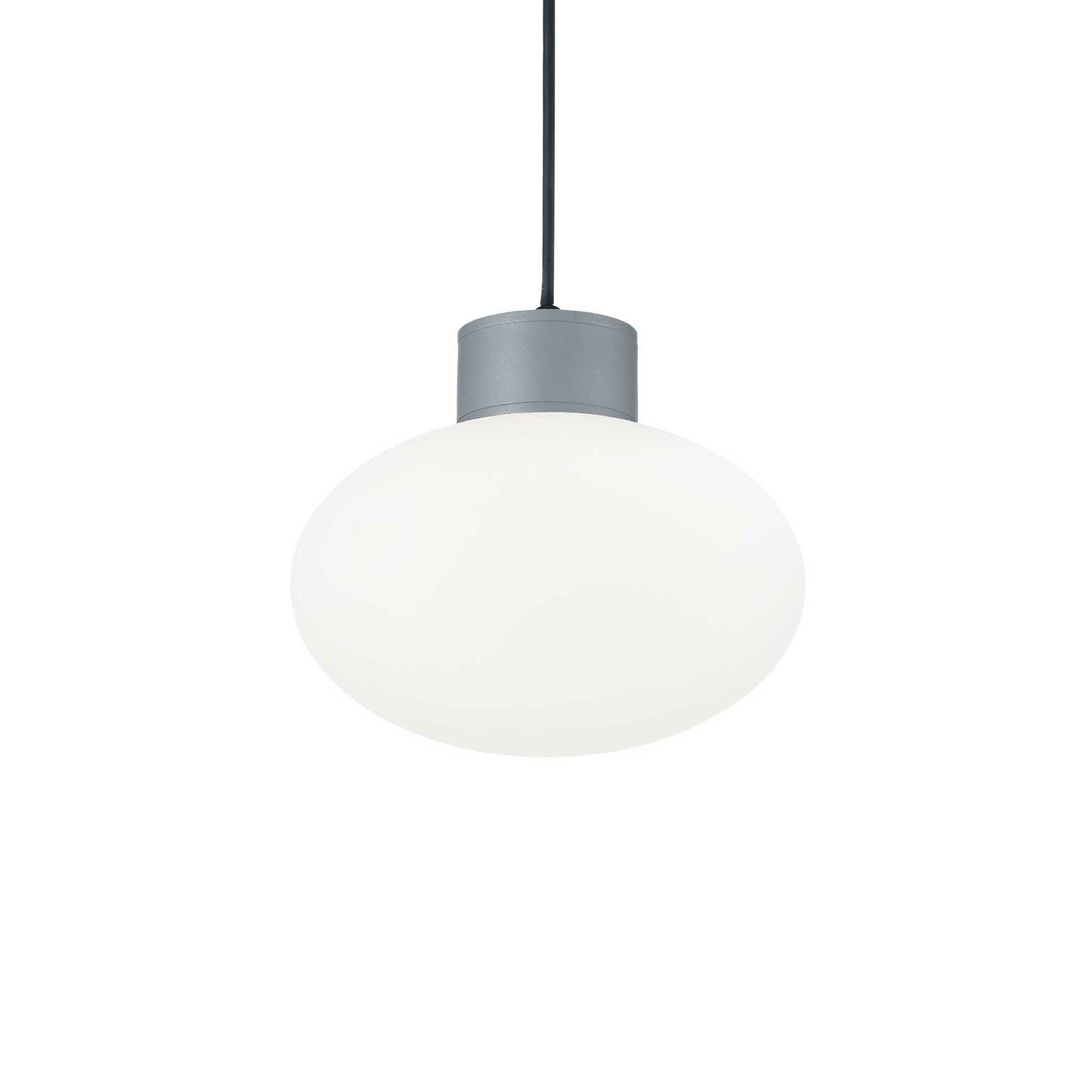 Vonkajšia závesná základňa Ideal Lux Clio MSP1 Grigio 144238 E27 1x60W IP44