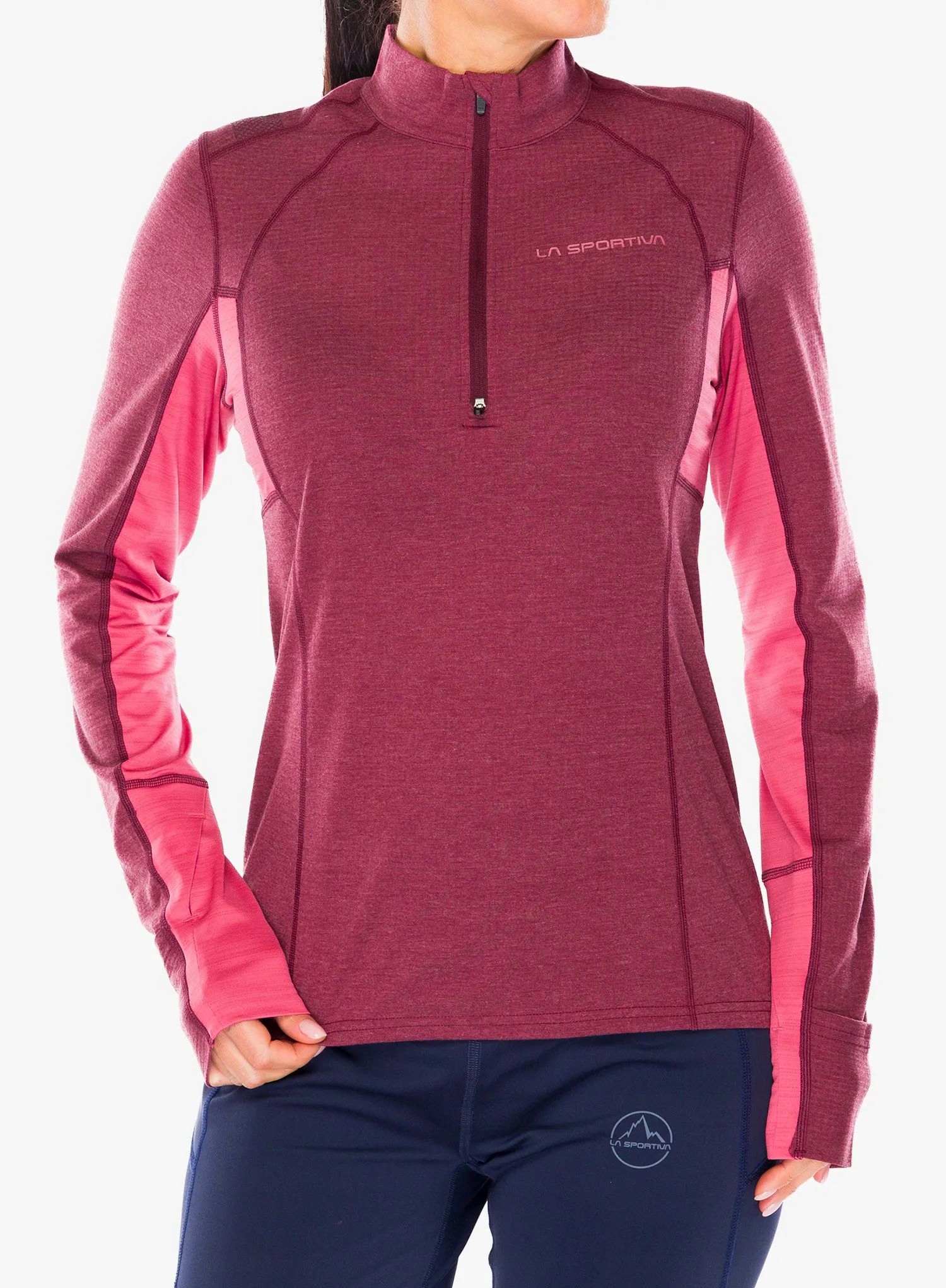 Bluza do biegania damska La Sportiva Swift Long Sleeve redwood/rosebay S
