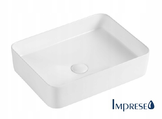 Umývadlová doska 50*38 Imprese i-FORM biela, i11127