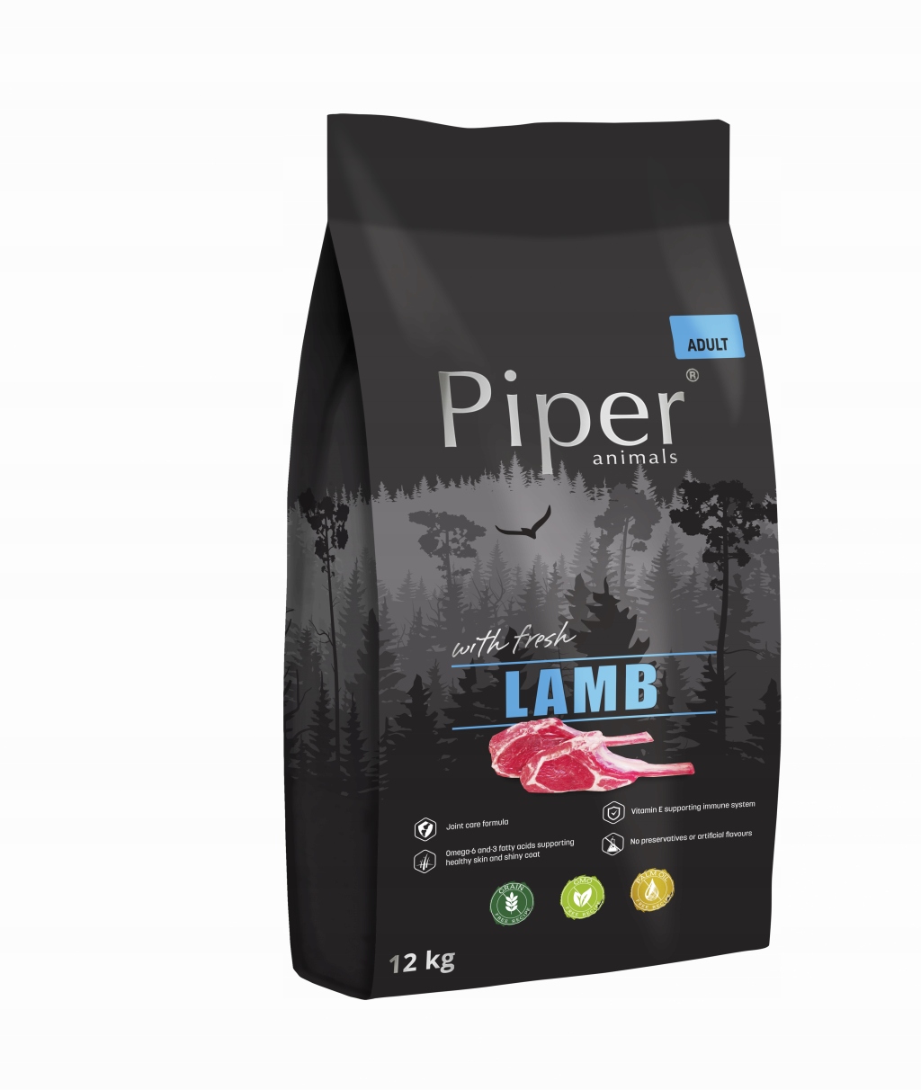 Levně Krmivo pro psy Piper s čerstvým jehněčím masem 12 kg