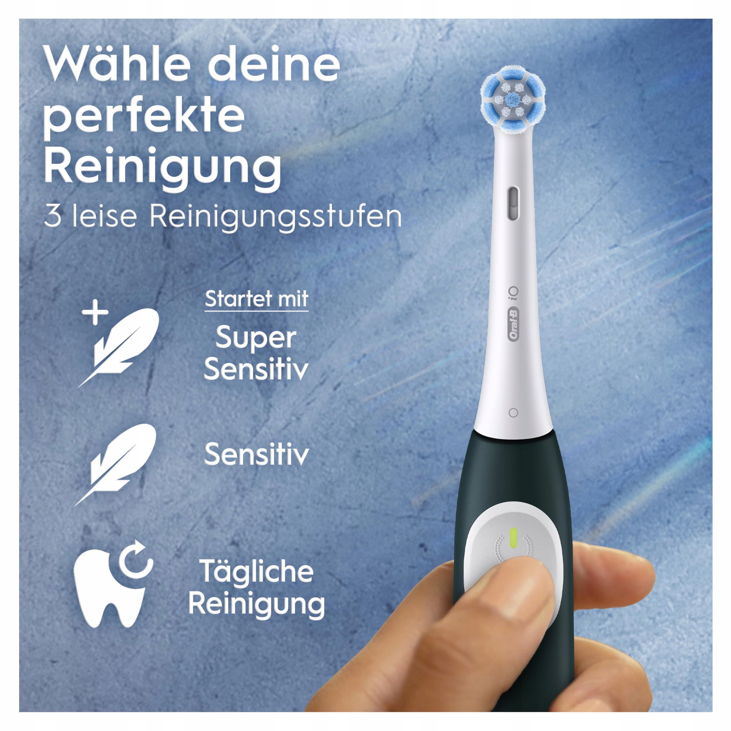 ORAL-B IO Series 2 Szczoteczka Elektryczna 3 Tryby Magnetyczna Zielona — miniatura 3