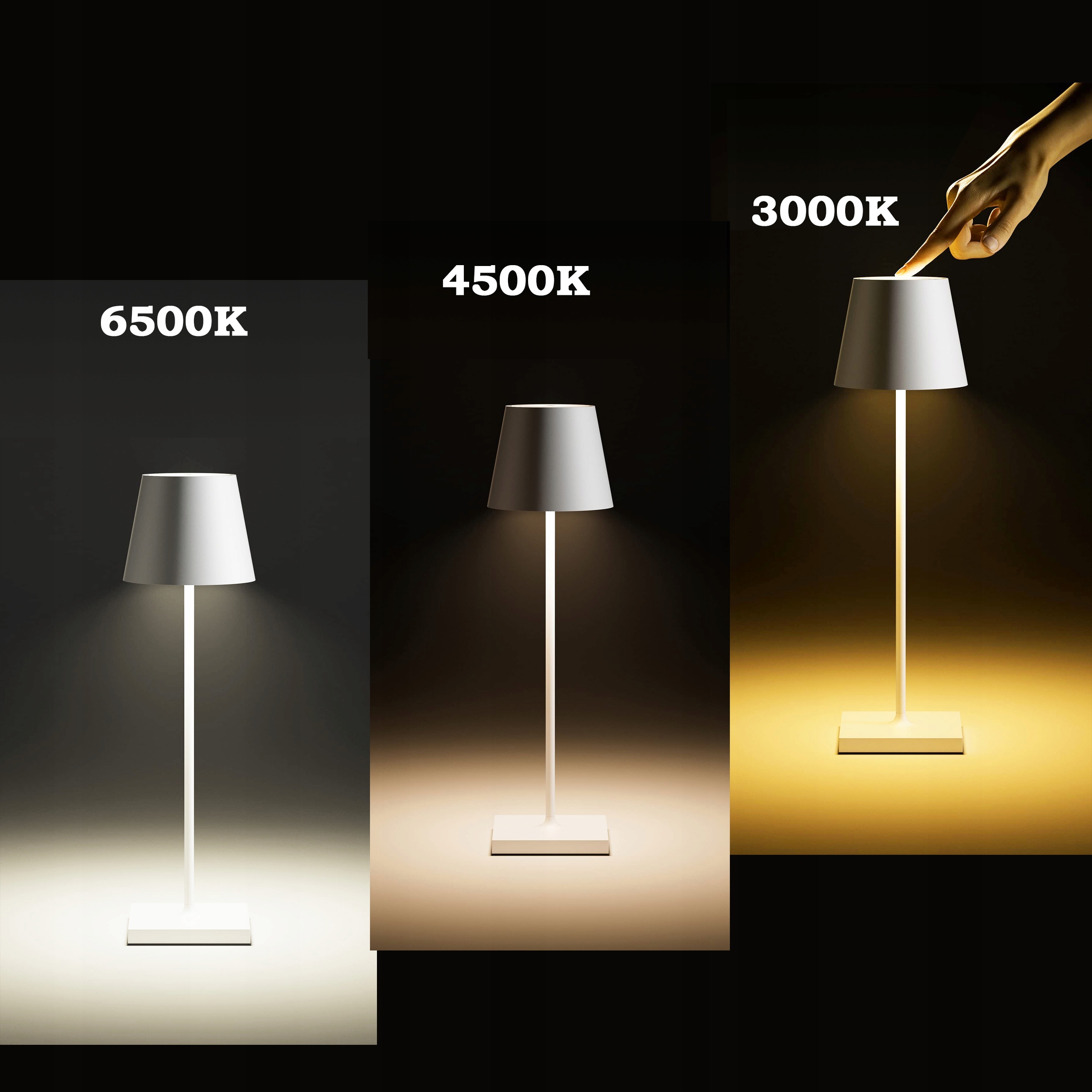 ELEGANCKA nowoczesna Lampa Stołowa LED bezprzewodowa sterowanie dotykowe Kod producenta MH