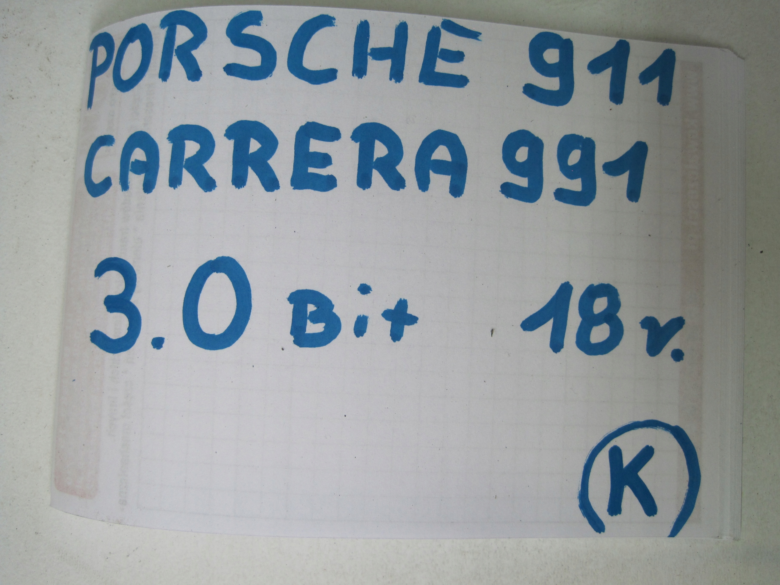 pipe oil PORSCHE CARRERA 991 911 3,0BIT 9A211006500