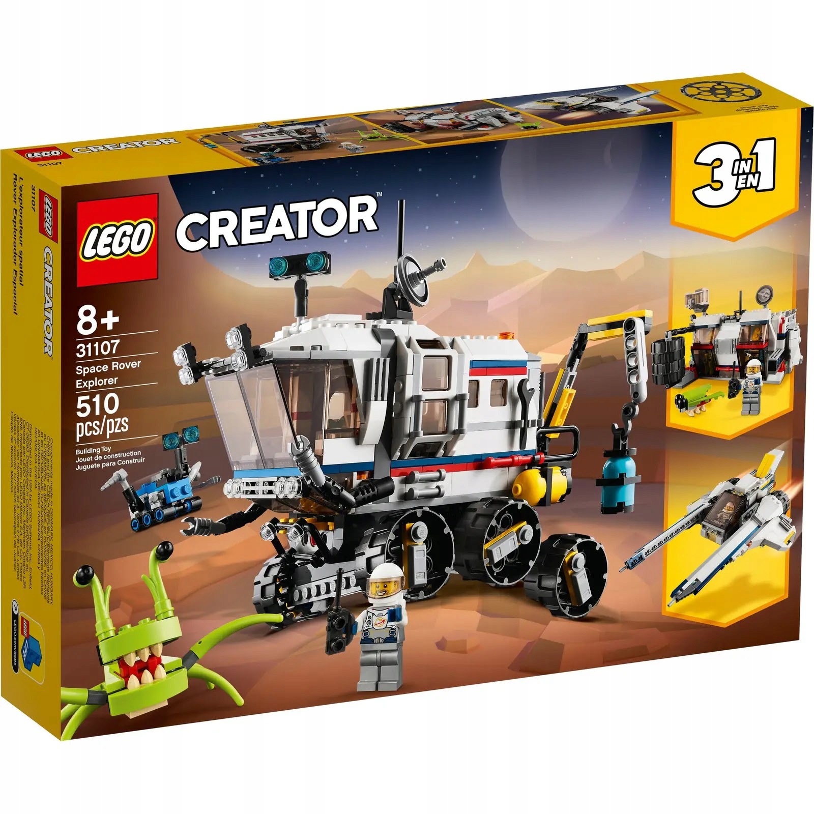 Lego Creator 31107 Vesmírné vozítko