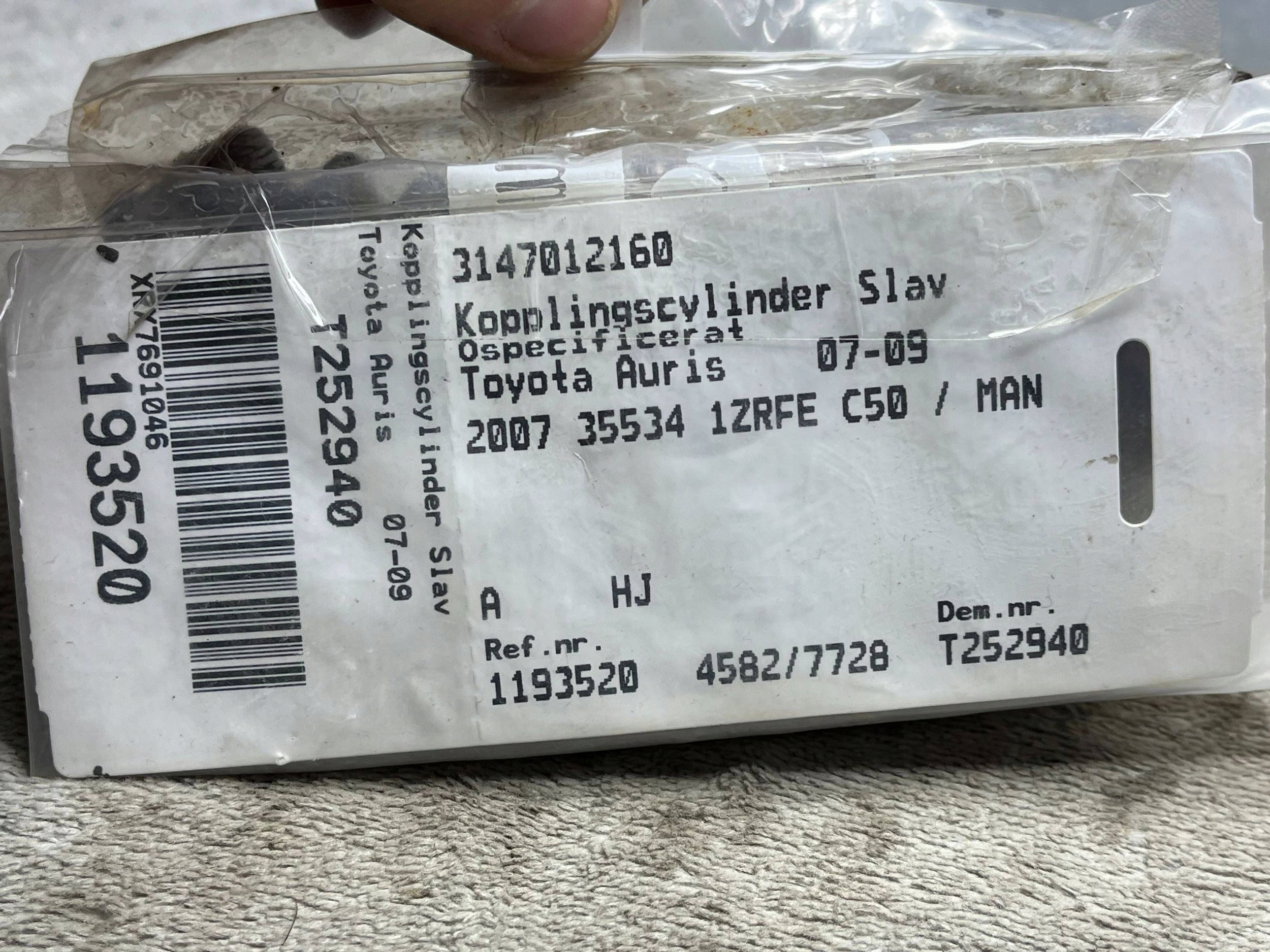 Dämpfer der Kupplung TOYOTA AURIS E15 COROLLA E15 MATRIX E14 3147012160 !J