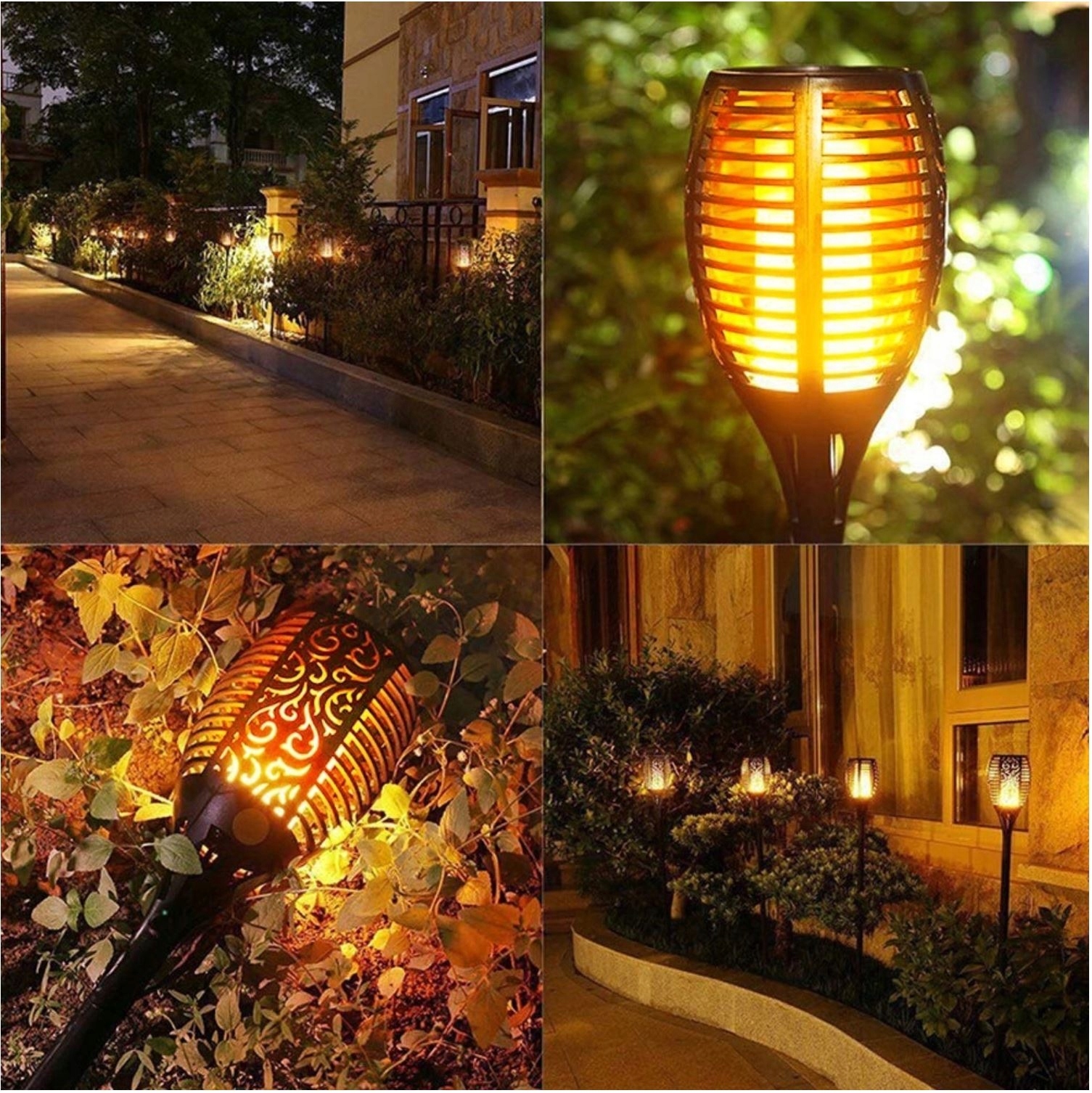 Lampa solarna pochodnia 9x60cm — 8