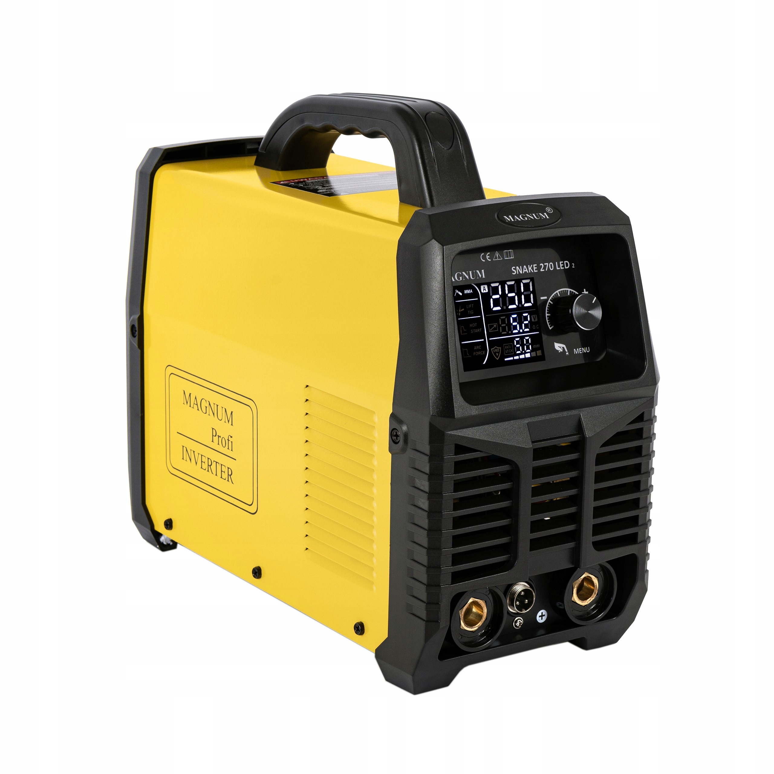 Magnum Snake 270 Led V2 Spawarka Mma/tig 250A 400V Igbt Lekka Profesjonalna