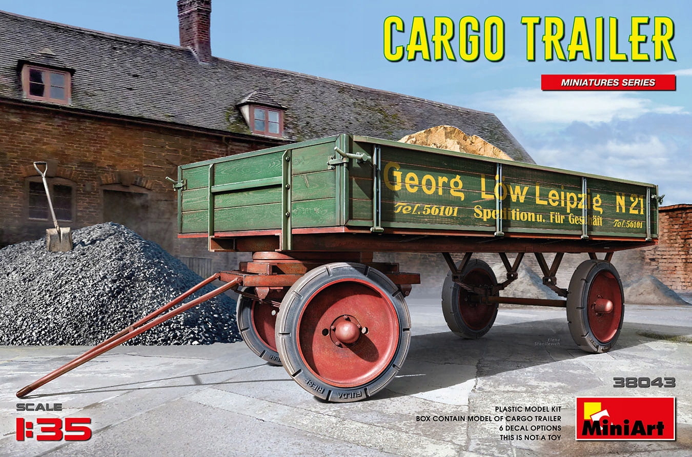 Přívěs Cargo Trailer (German) 1:35 MiniArt 38043