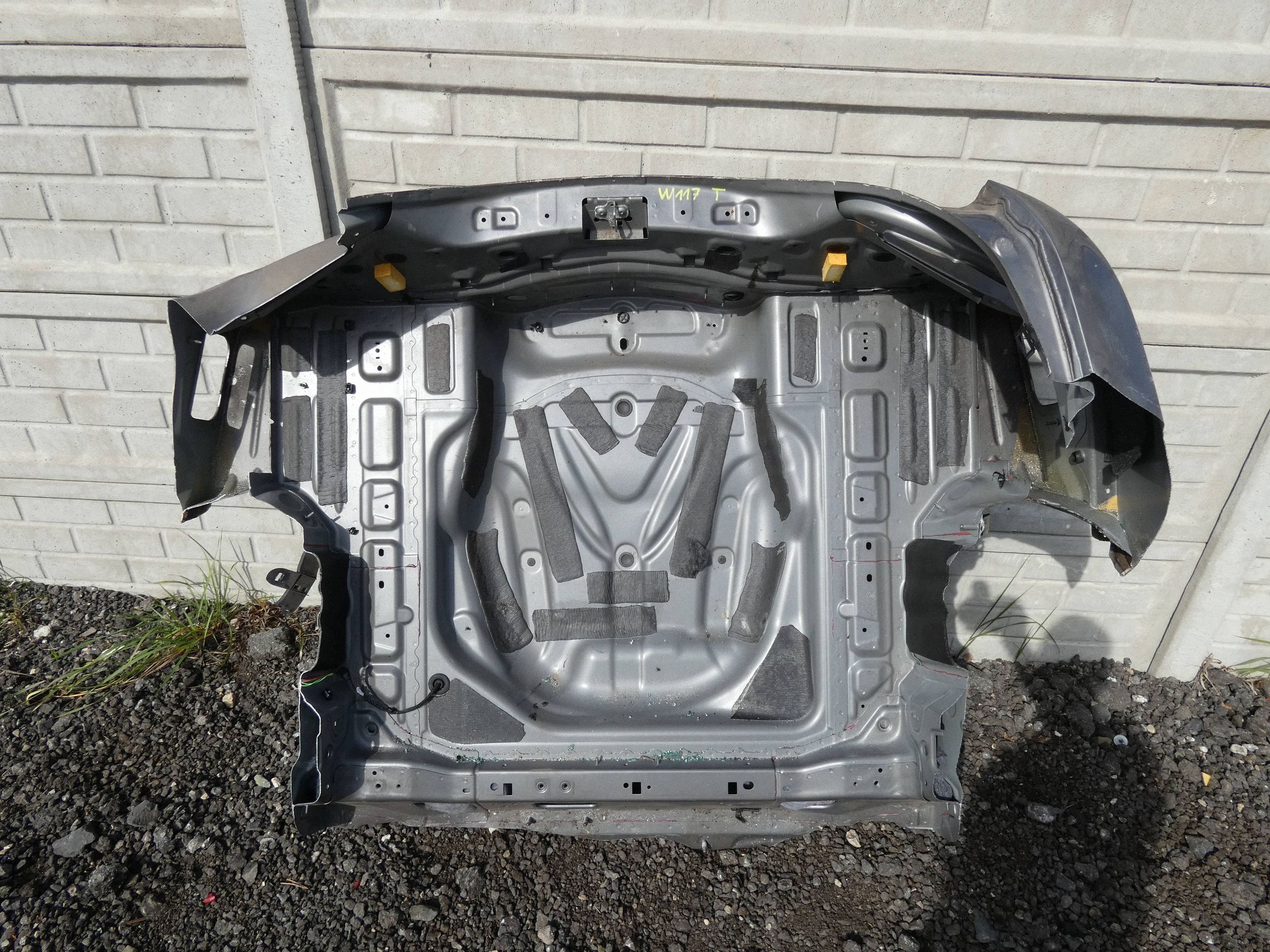 MERCEDES CLA W117 sedan quarter rear part sump rear panel