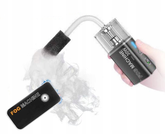 Vyvíječ kouře Mlha Dýmovač Generátor LensGo 30W Bezdrátové dálkové ovládání