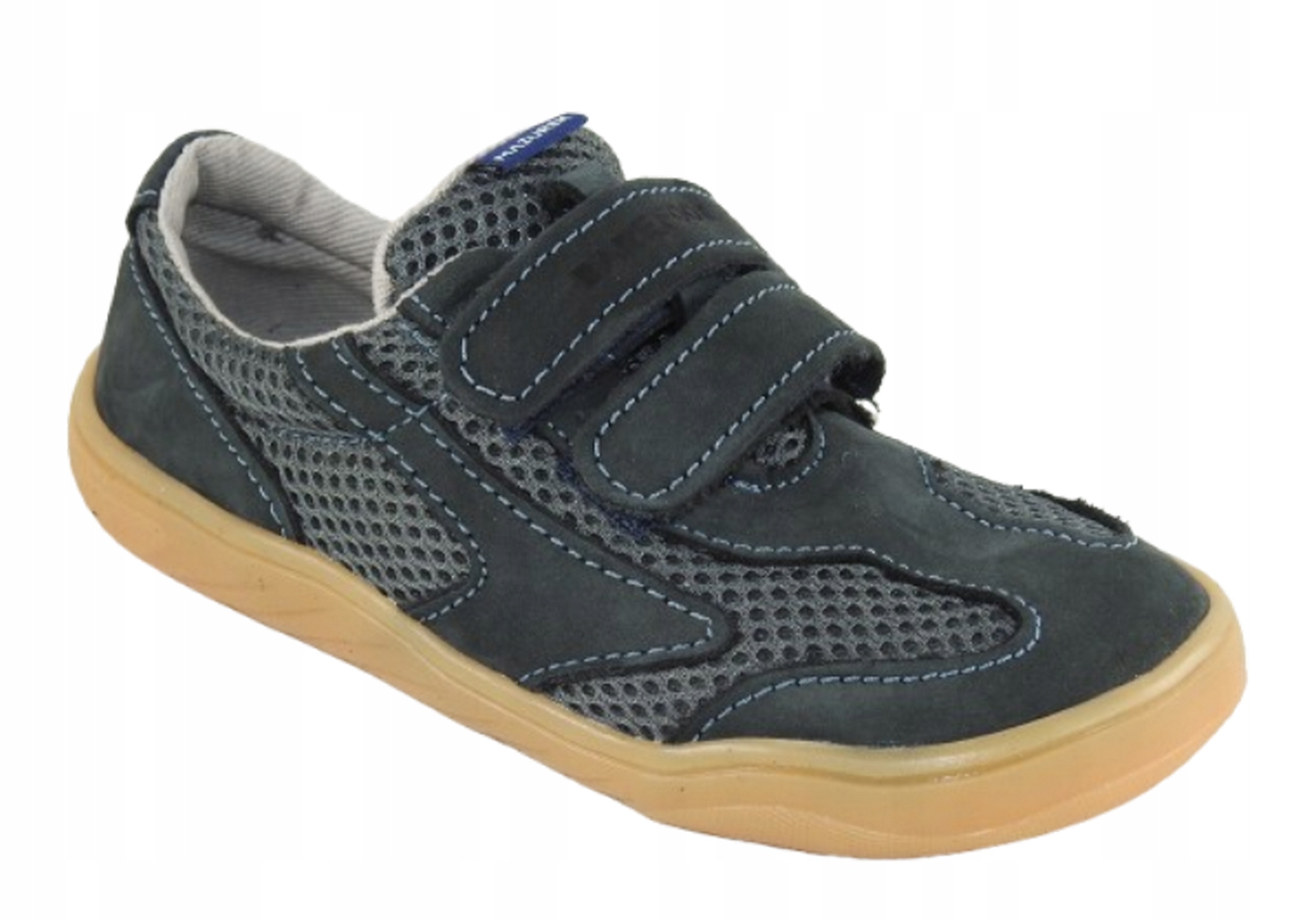 Mazurek półbuty Barefoot Airywalk Dark Jeans oddychające r.26