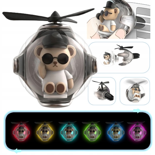 ZAPACH DYFUZOR SAMOCHODU SOLARNY DEKORACJA SAMOLOT