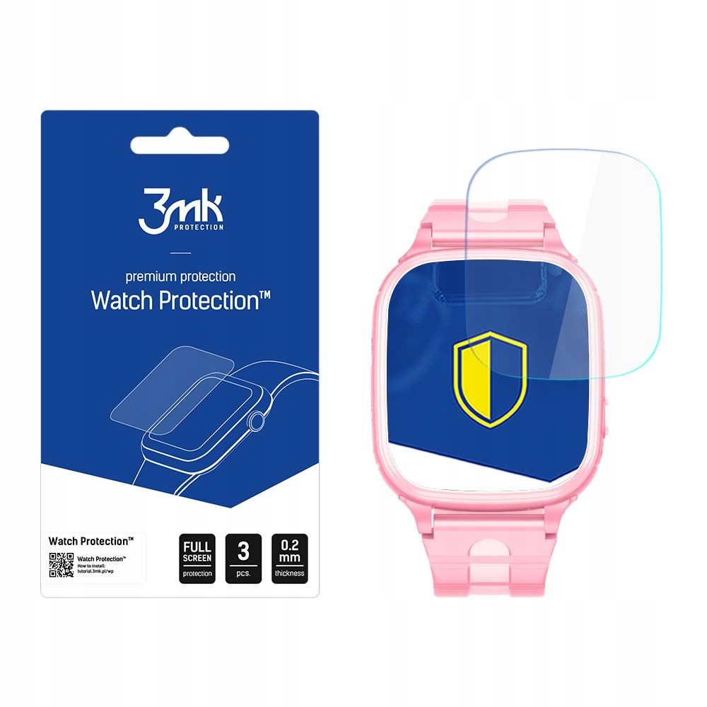 3 szt. Szkło hybrydowe 3mk do Forever Gps Wifi Kids Watch Me 2 KW-310