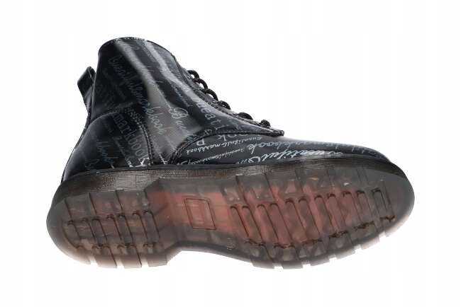 AMERICAN CLUB XD65 OCIEPLANE KOZAKI TRZEWIKI GLANY MARTENSY CZARNE 34 Kolor czarny