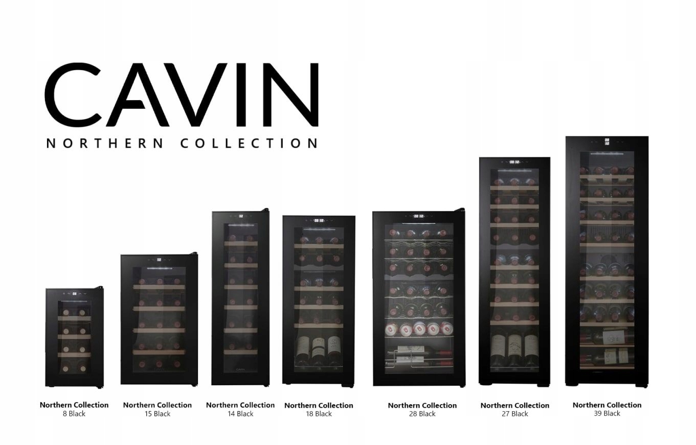 Cavin NC-18B Northern Collection 18 Winiarka Wolnostojąca Poziom hałasu 41 dB