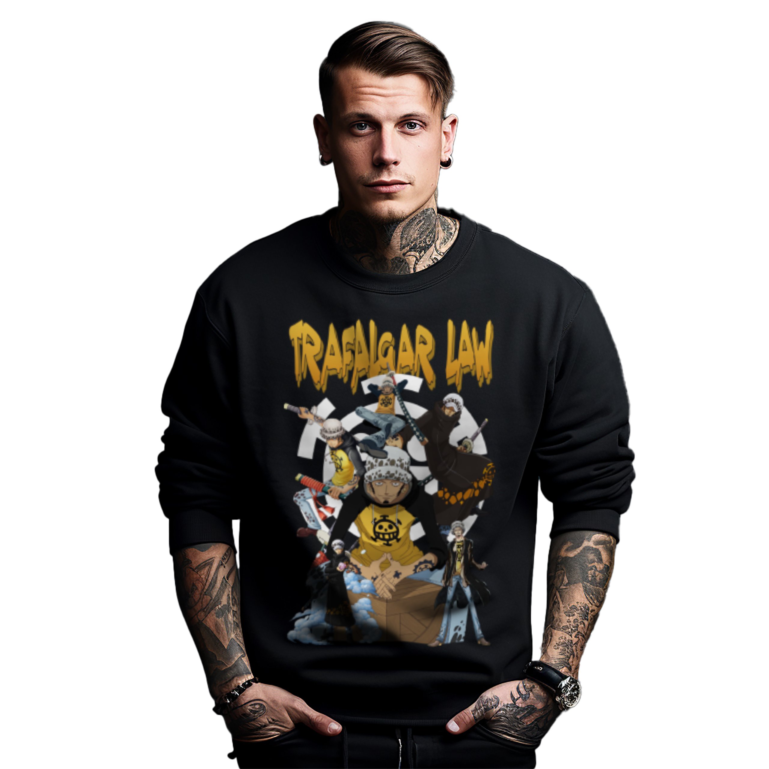 Mikina s potiskem Anime Trafalgar Law