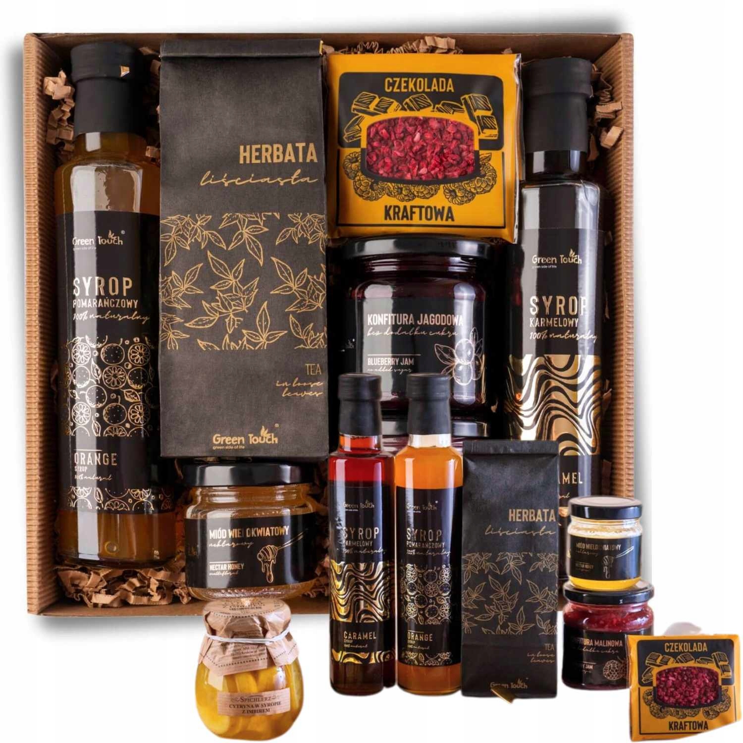 Kosz Prezentowy Zestaw Herbata Na Wielkanoc Wielkanocny Upominek