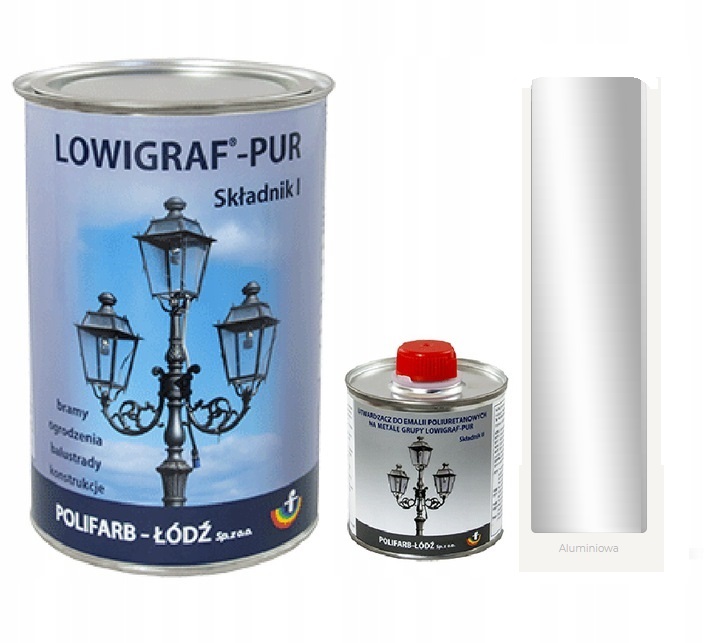 LOWIGRAF PUR Em poliuret. 2,5l ALUMINIOWY +utw gł.