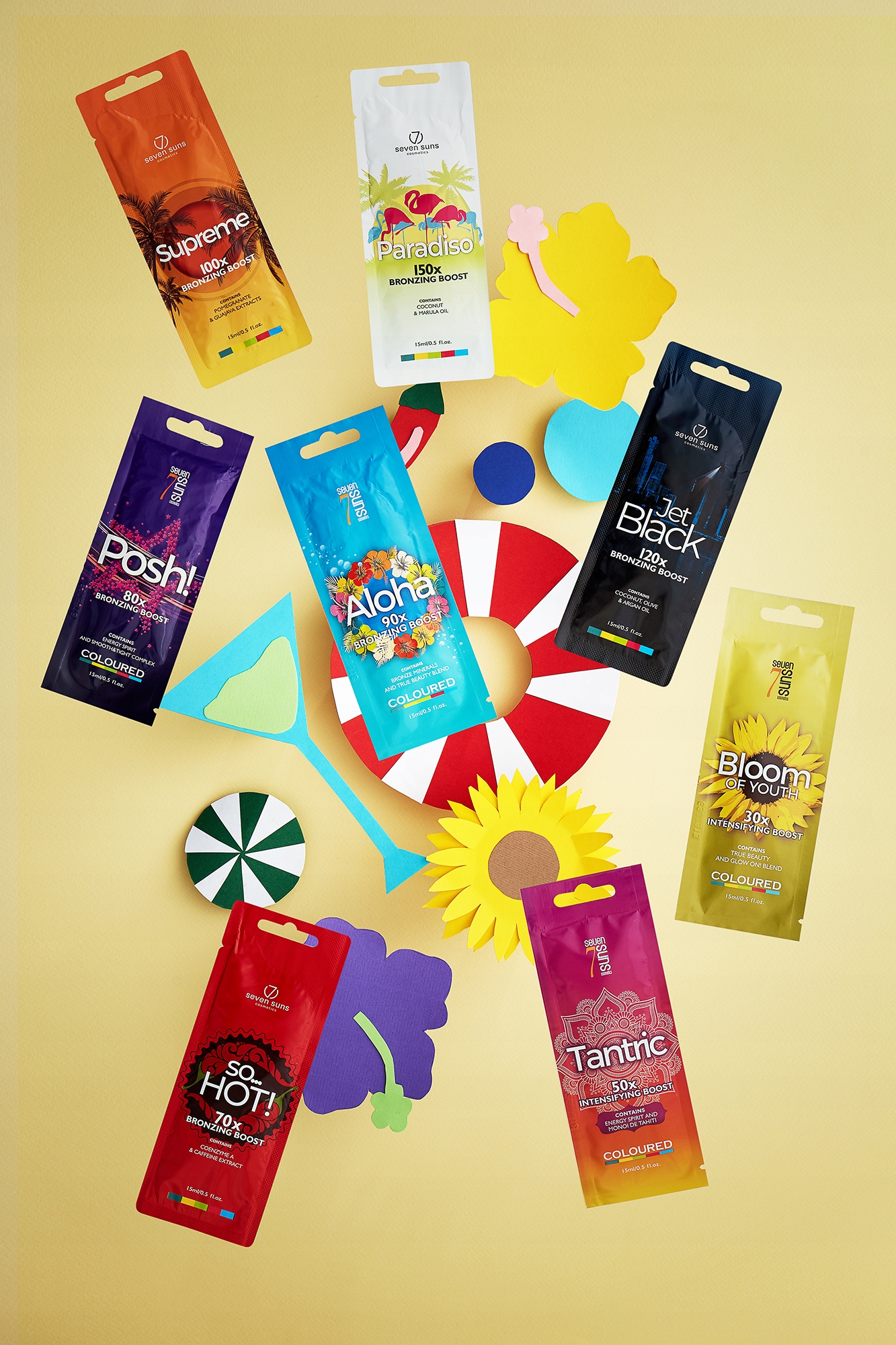 7suns Paradiso biały bronzer 10 x 15 ml Opakowanie saszetka