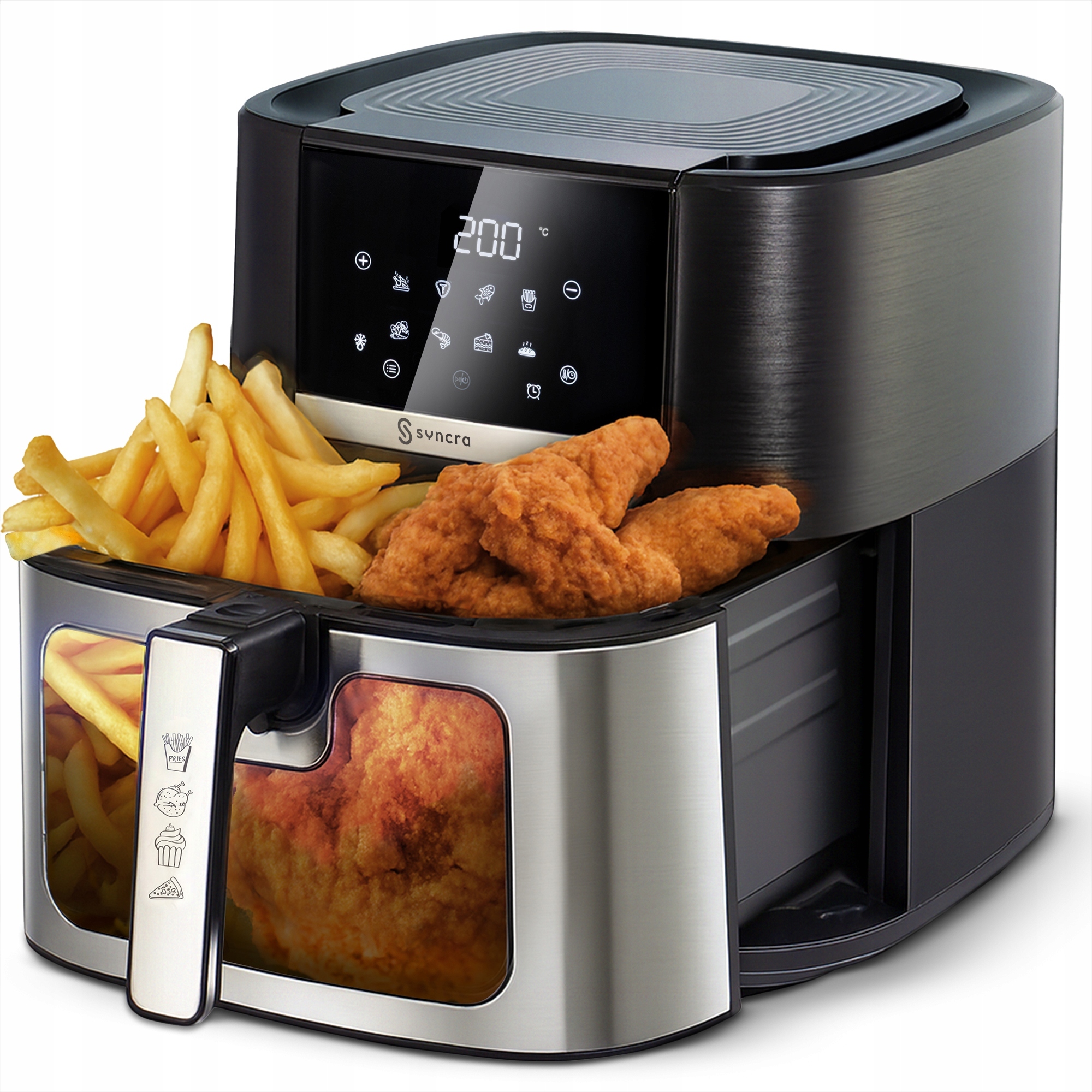 Frytkownica Beztłuszczowa Air Fryer 8L Frytkownica Piekarnik Duża Misa XL