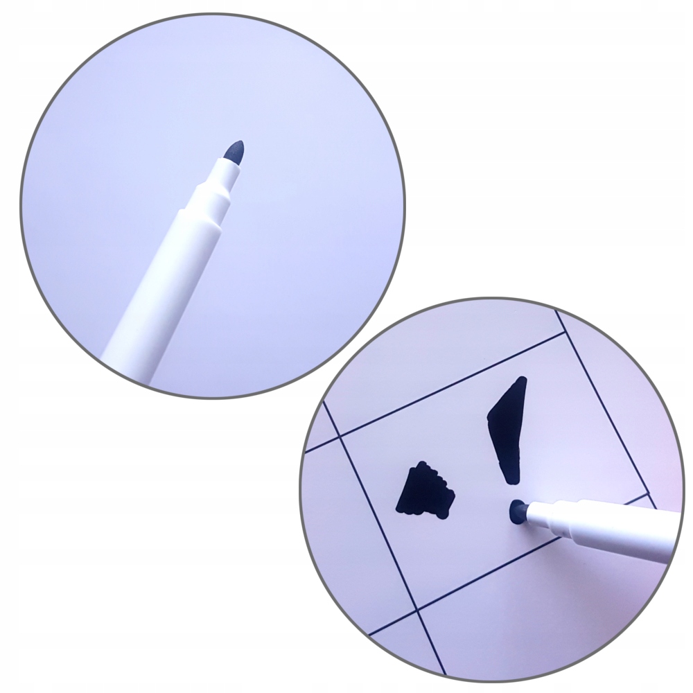 MARKER SUCHOŚCIERALNY DO TABLIC Z MAGNESEM - Czarny EAN (GTIN) 5907587802100