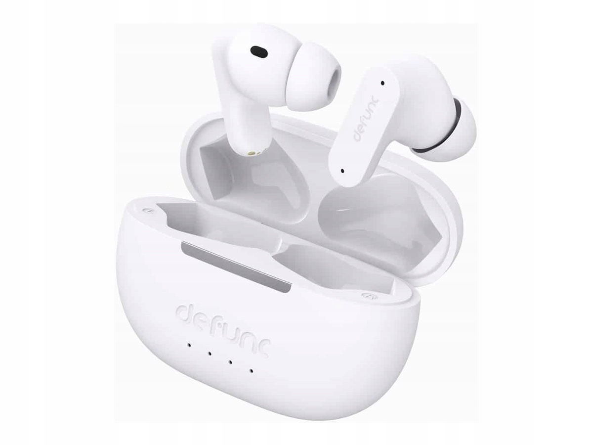 Defunc Słuchawki Douszne True Anc Bluetooth 5.3 Bezczelne Białe