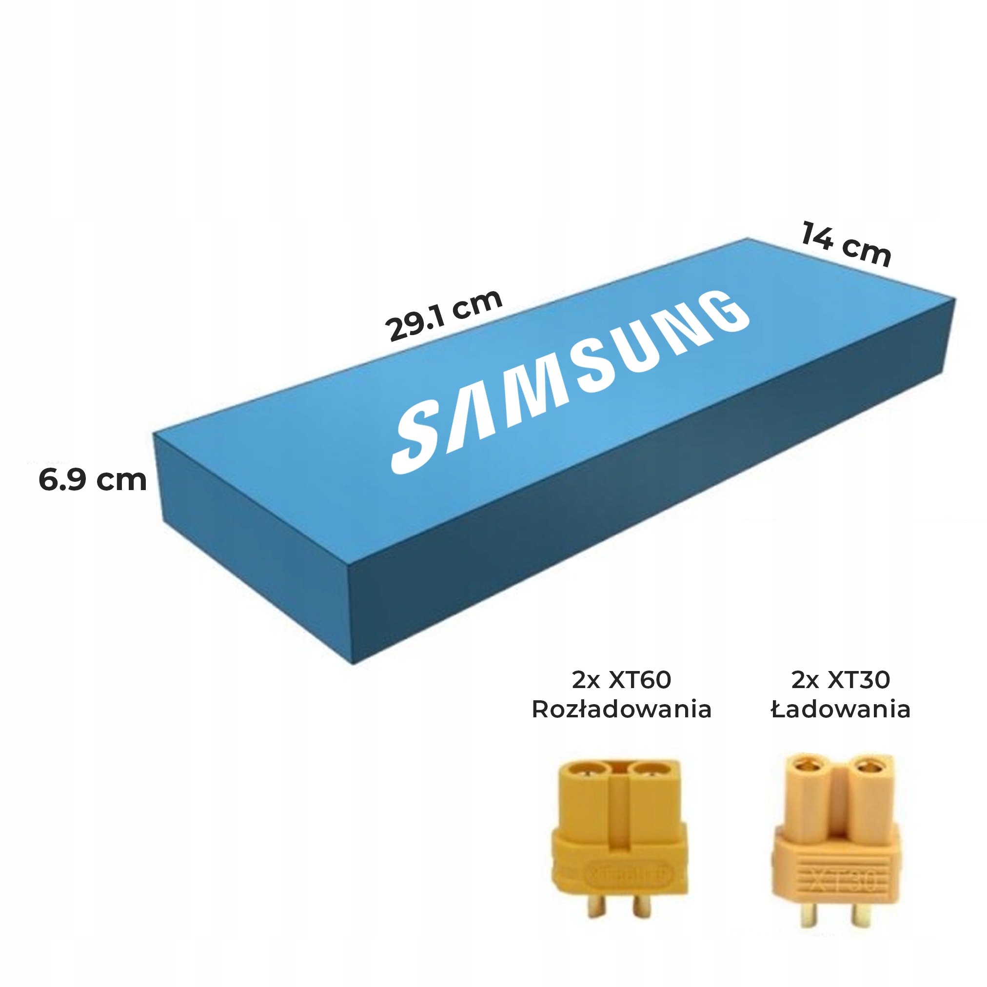 Akumulator Bateria Do Hulajnogi Elektrycznej Hiley Tiger 22,4AH 52V Samsung