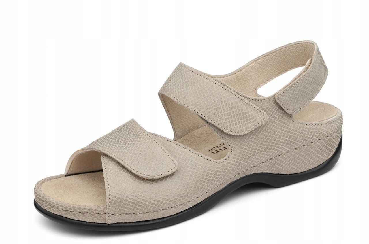 Berkemann dámské sandály Rina plochý béžový podpatek velikost 40