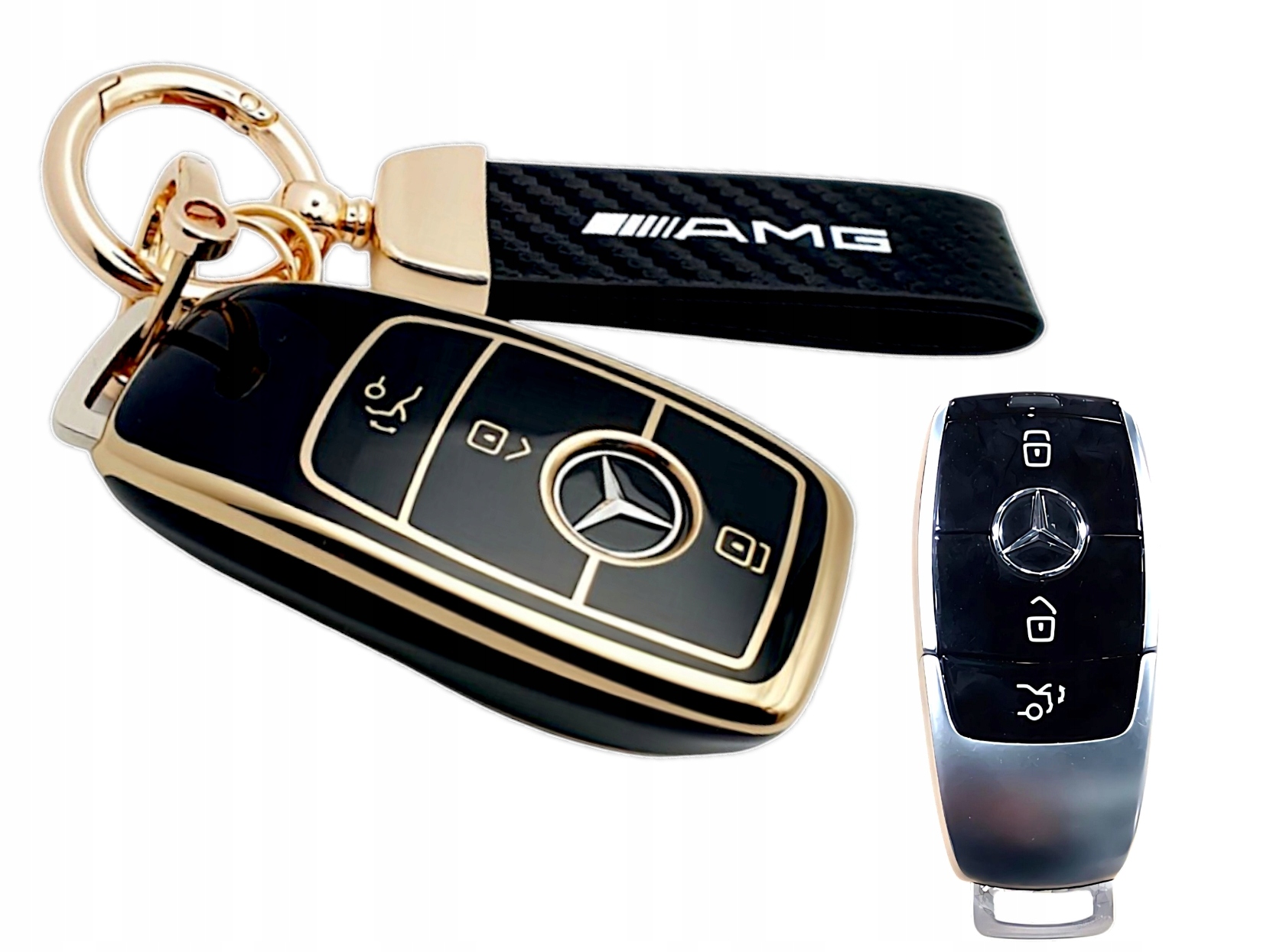 Etui Z Breloczkiem Do Kluczyka Mercedes W213 W222 W177 C118 C257 X167 W253