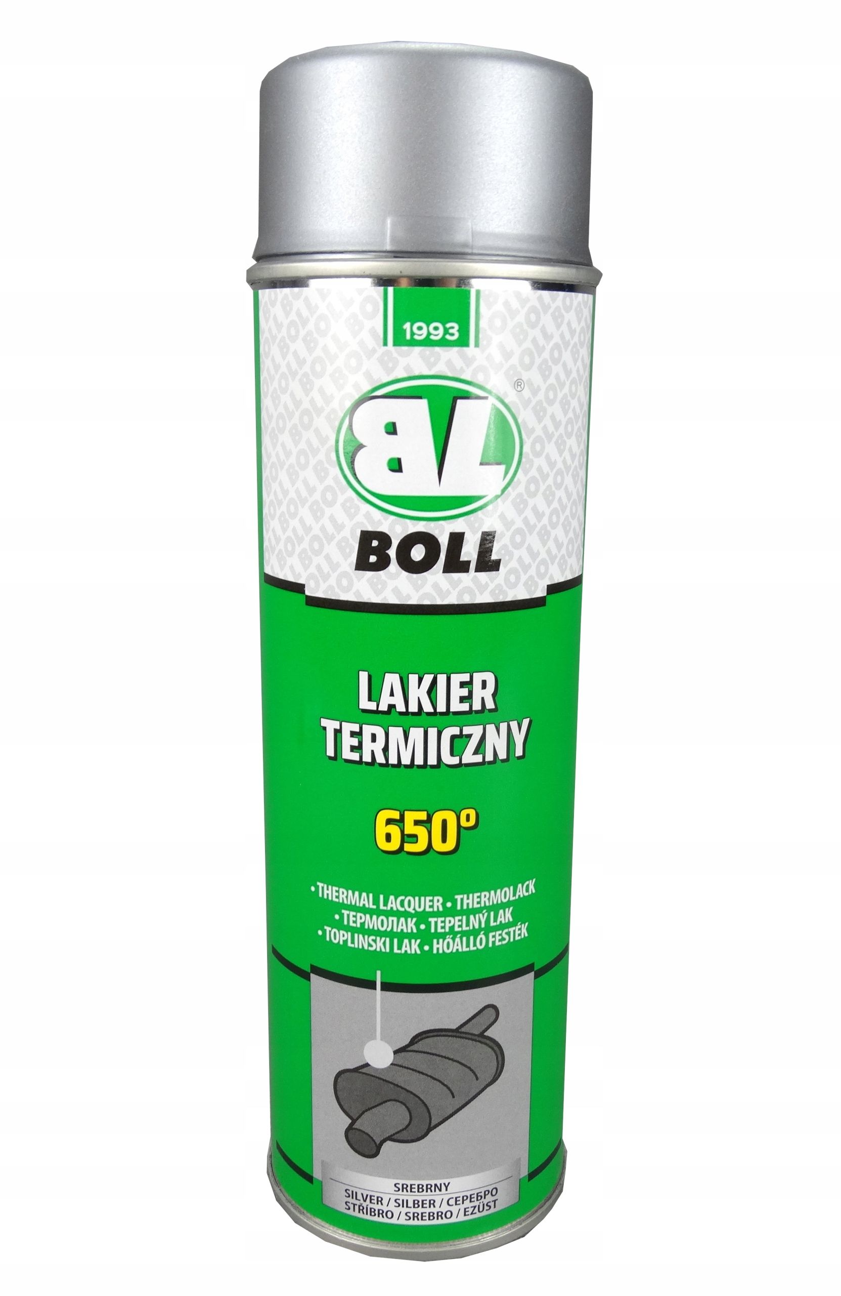 

Boll Lakier Termiczny Srebrny 500ML Spray 650C