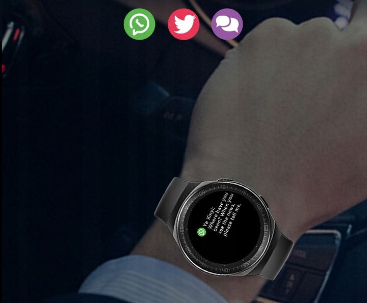 ZEGAREK SMARTWATCH Męski MT3 BLACK RED + PREZENT Rodzaj smartwatch
