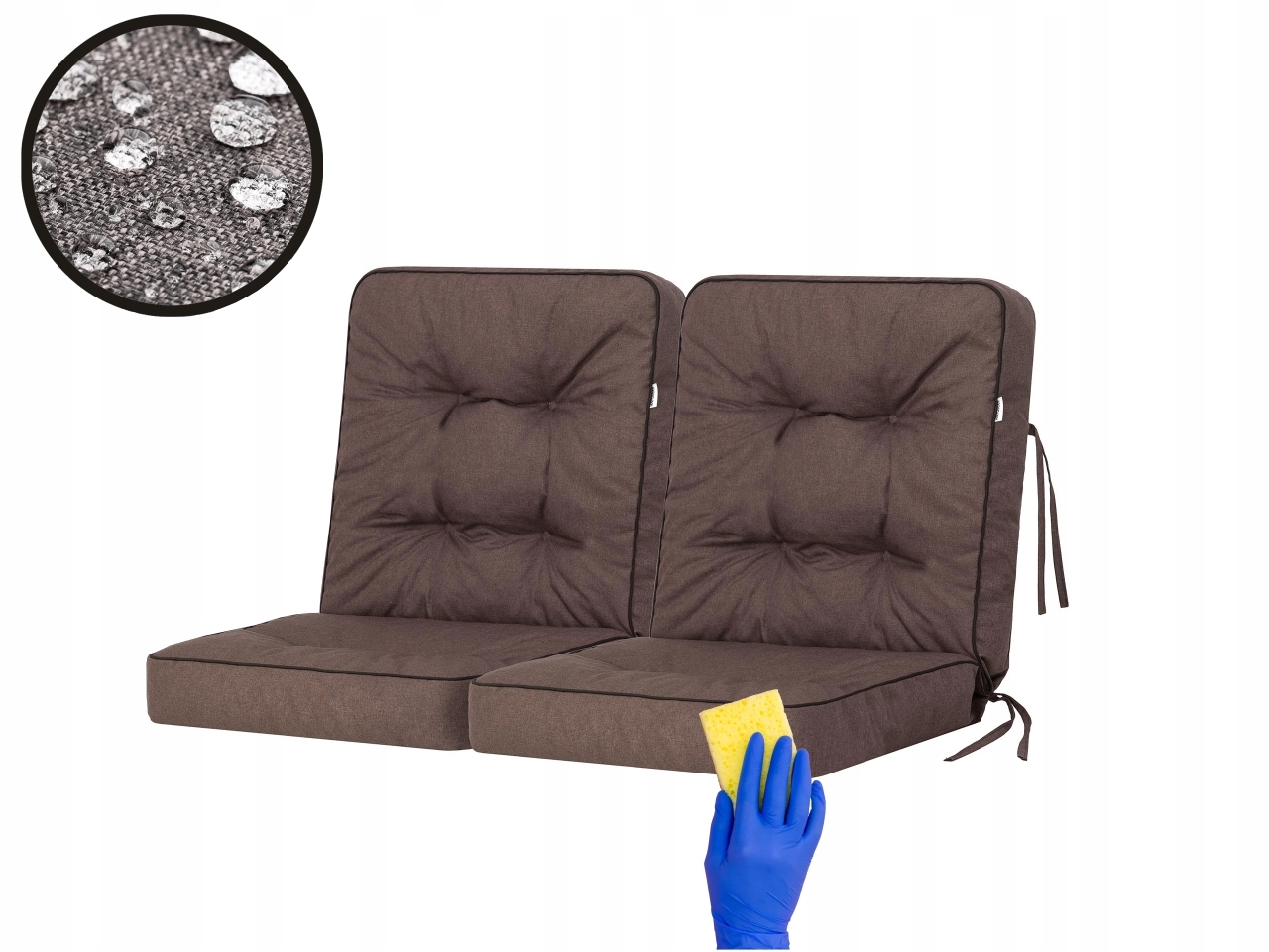 Polštář na zahradní houpačku, Polštáře na lavičku, Voděodolné, 100 cm