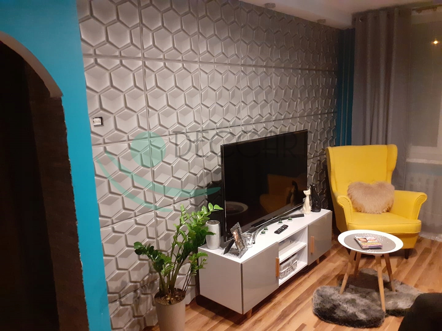 KASETONY sufitowe Dekoracja na ścianę HONEY SZARY Kod producenta Honey Szary