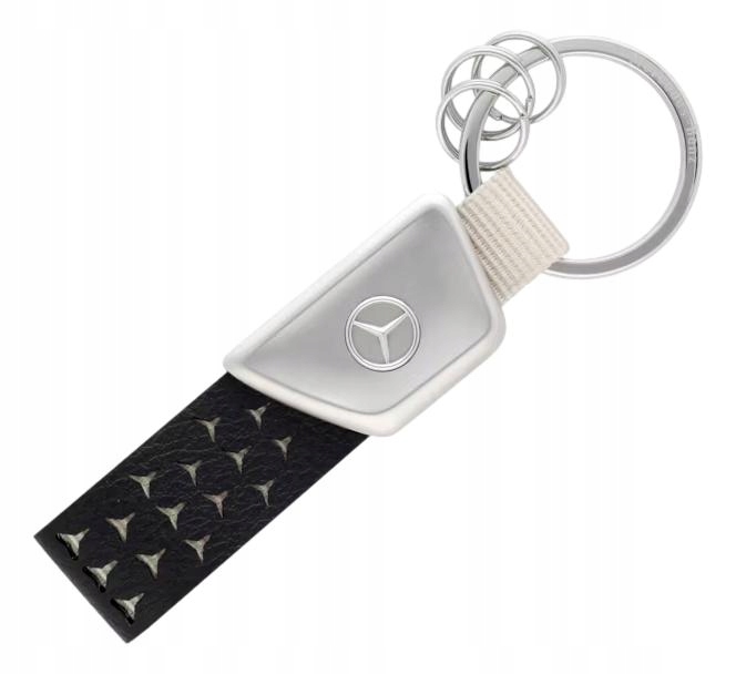 Mercedes-benz prívesok na kľúče talianska koža vegánska Oe