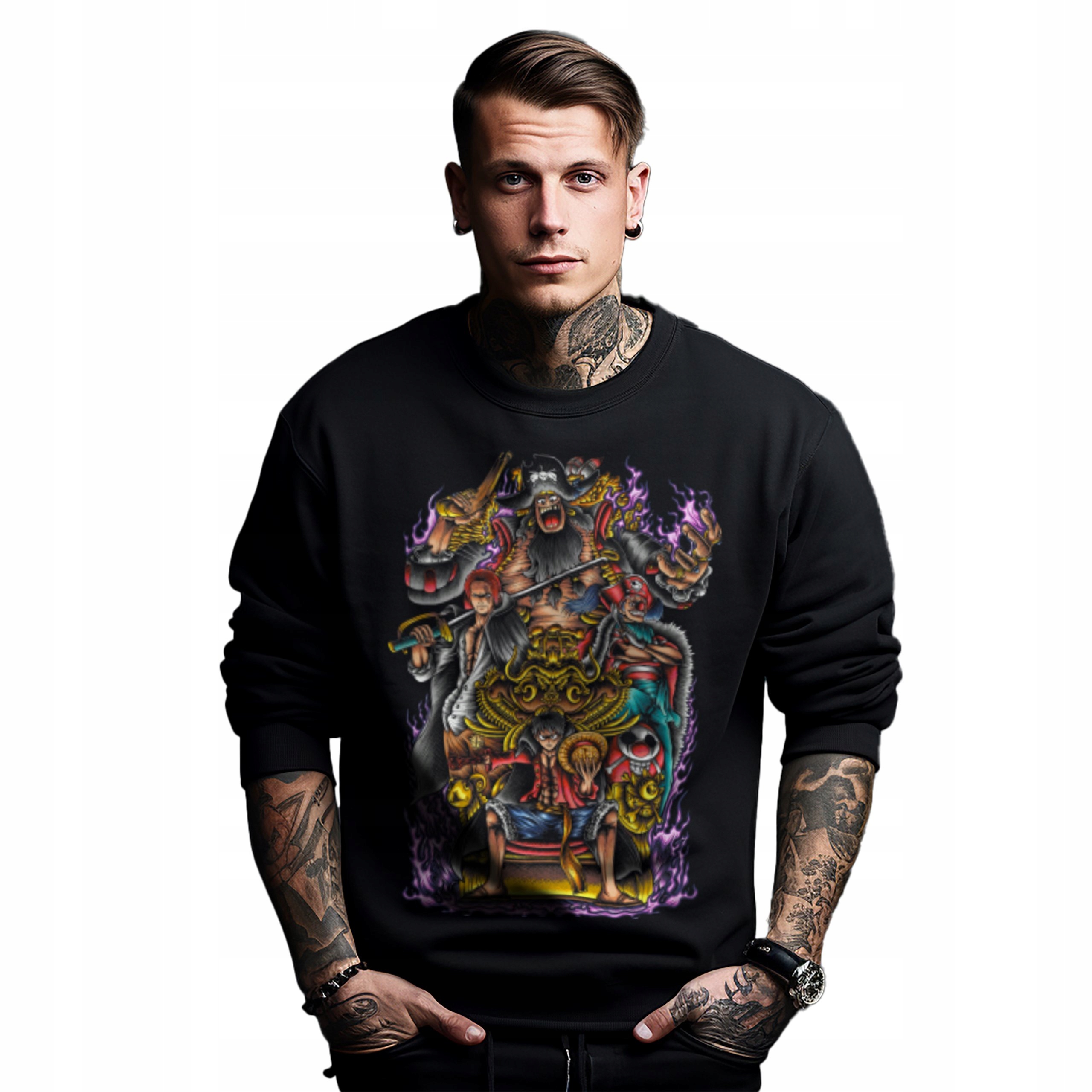 Mikina s potiskem Anime One Piece