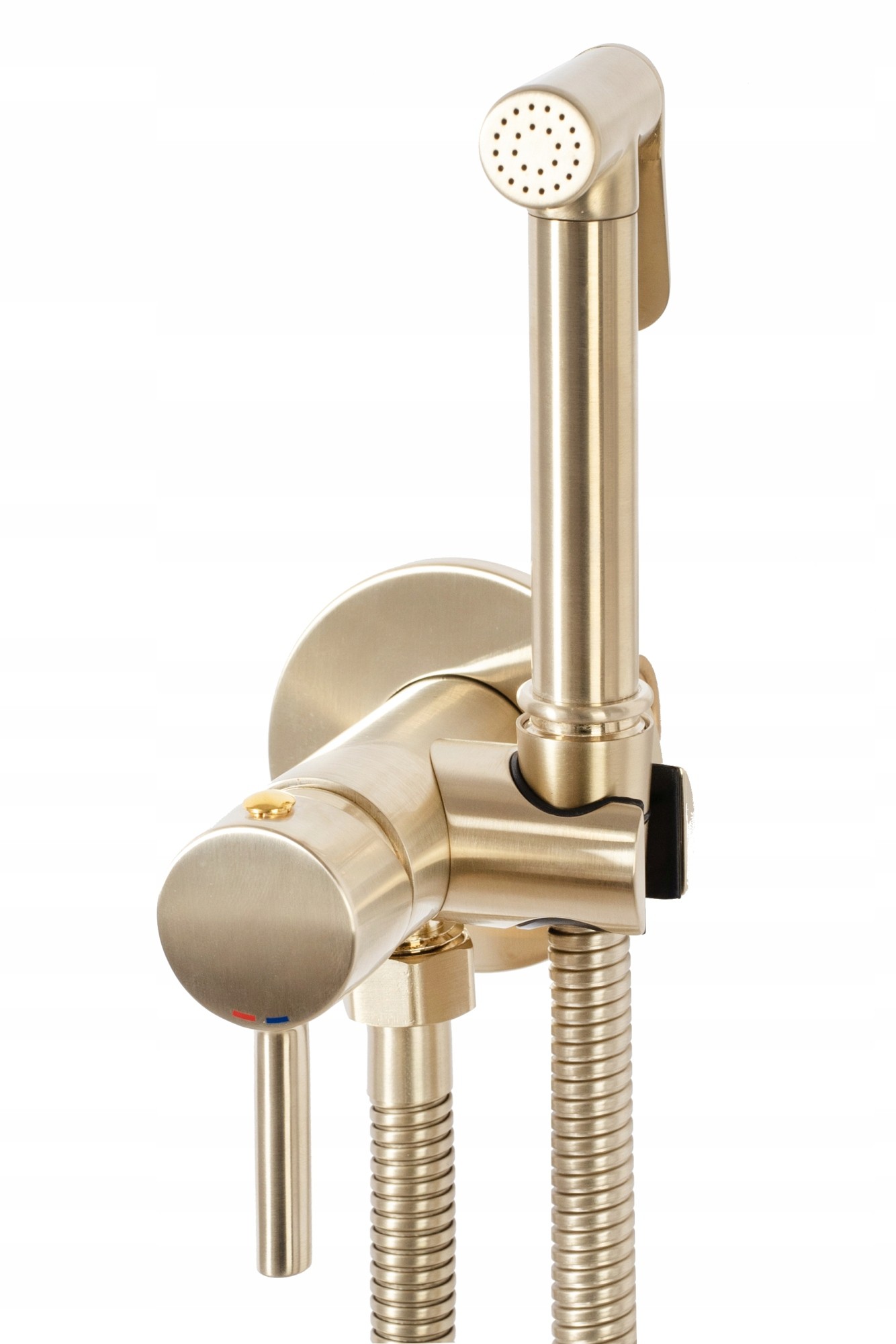 Podomietková bidetová batéria Loop Zlatá kefa