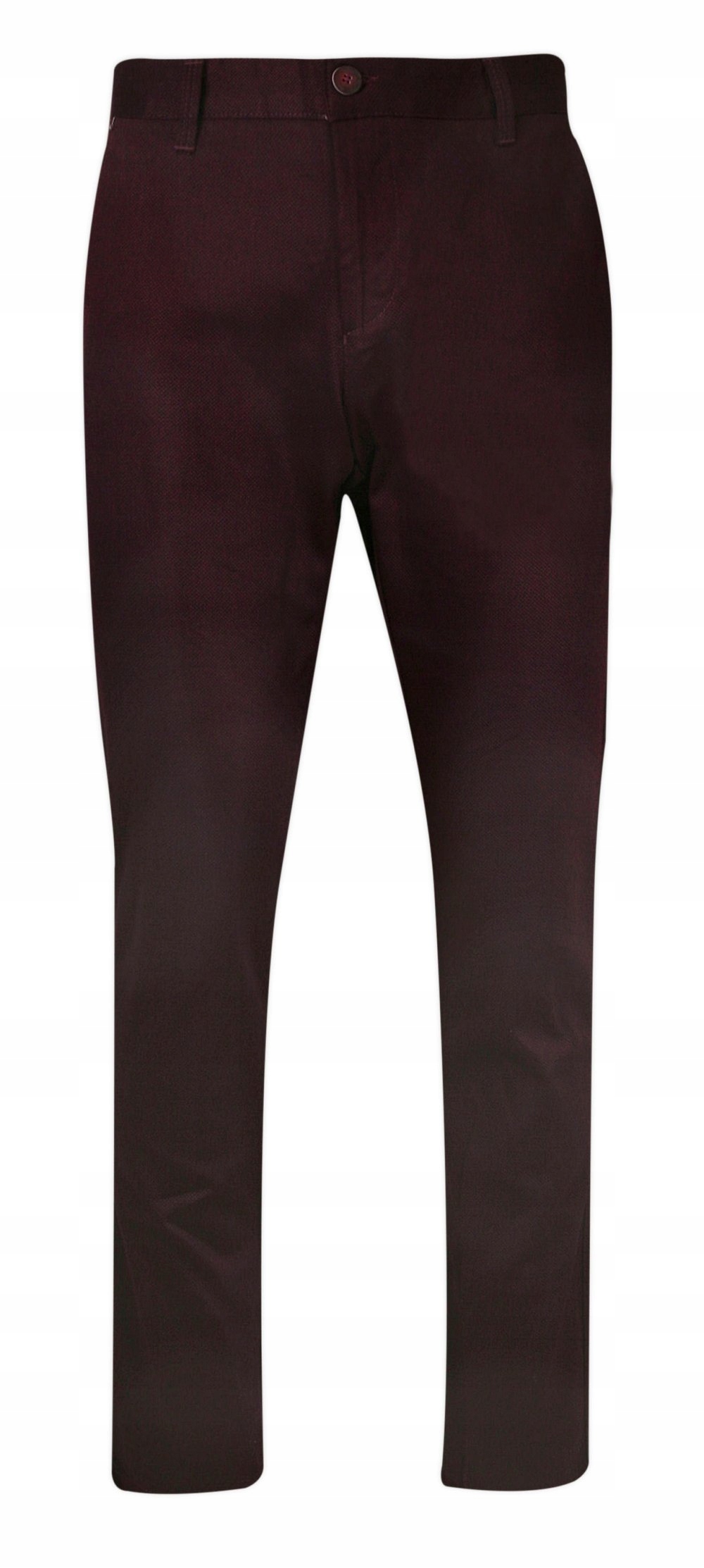 

Bordowe spodnie typu chinos, Rigon- 38/32