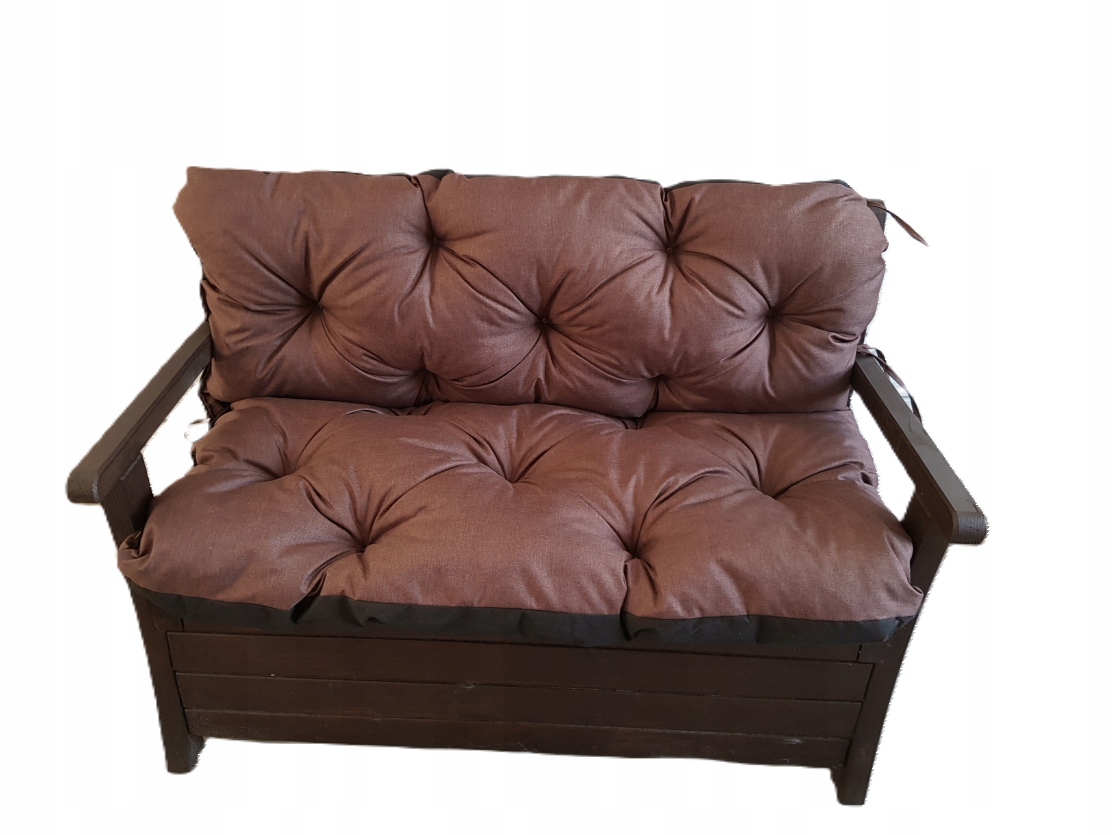 Poduszka na Ławkę 120x50x40 Producent wodoodporna siedzisko oparcie ogród