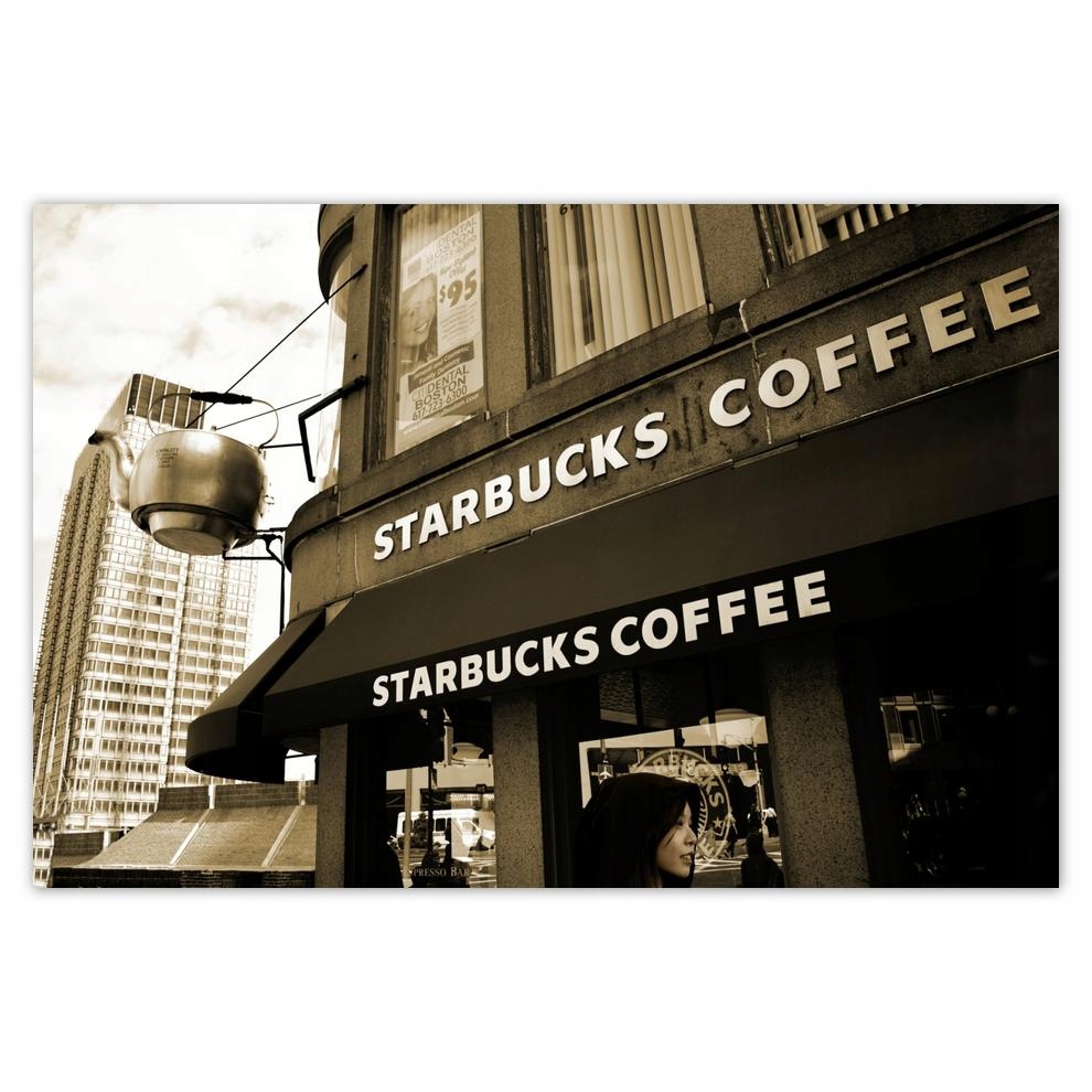 

Plakaty 60x40 Starbucks Coffee Sepia