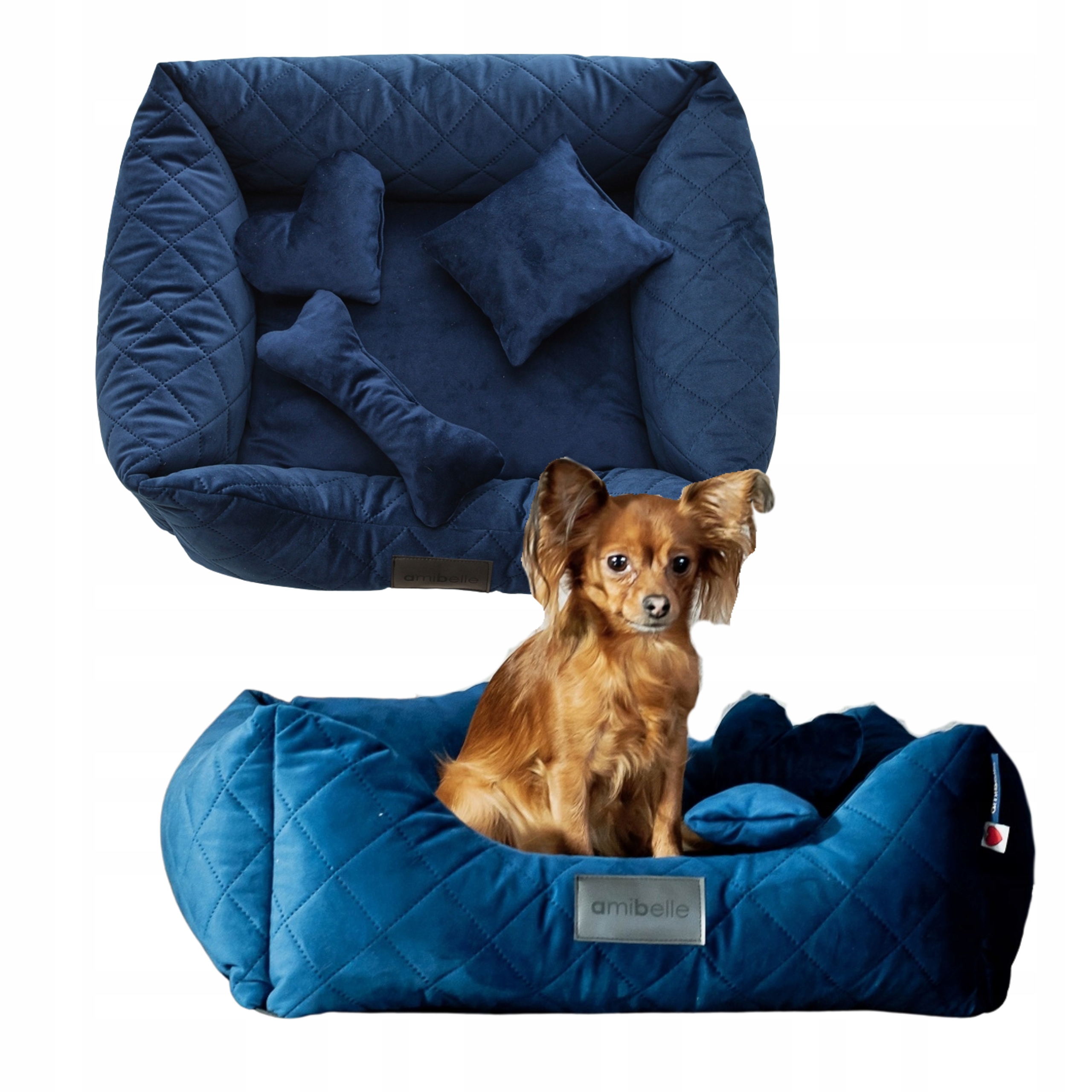 Pelíšek Potah pro psa kočku Kotec Postel 50x60 cm s odnímatelným polštářem