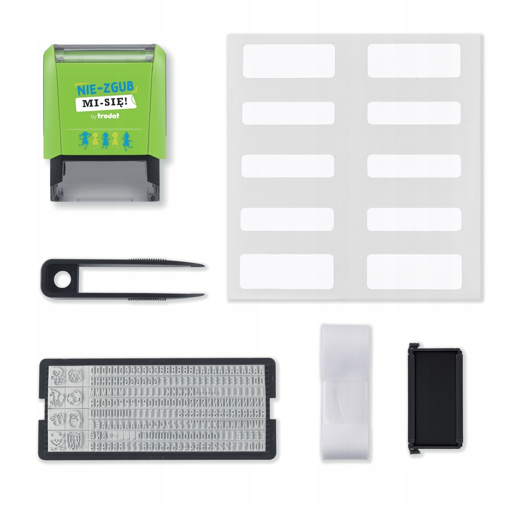 Pieczątka Trodat Nie-Zgub-Mi-Się do znakowania Model Deine Dinge Stempel