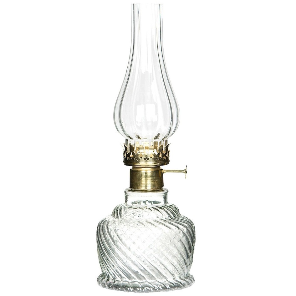 Lampion Lampa Nafta Skleněný Svícen Tealight Průhledný Skandinávský