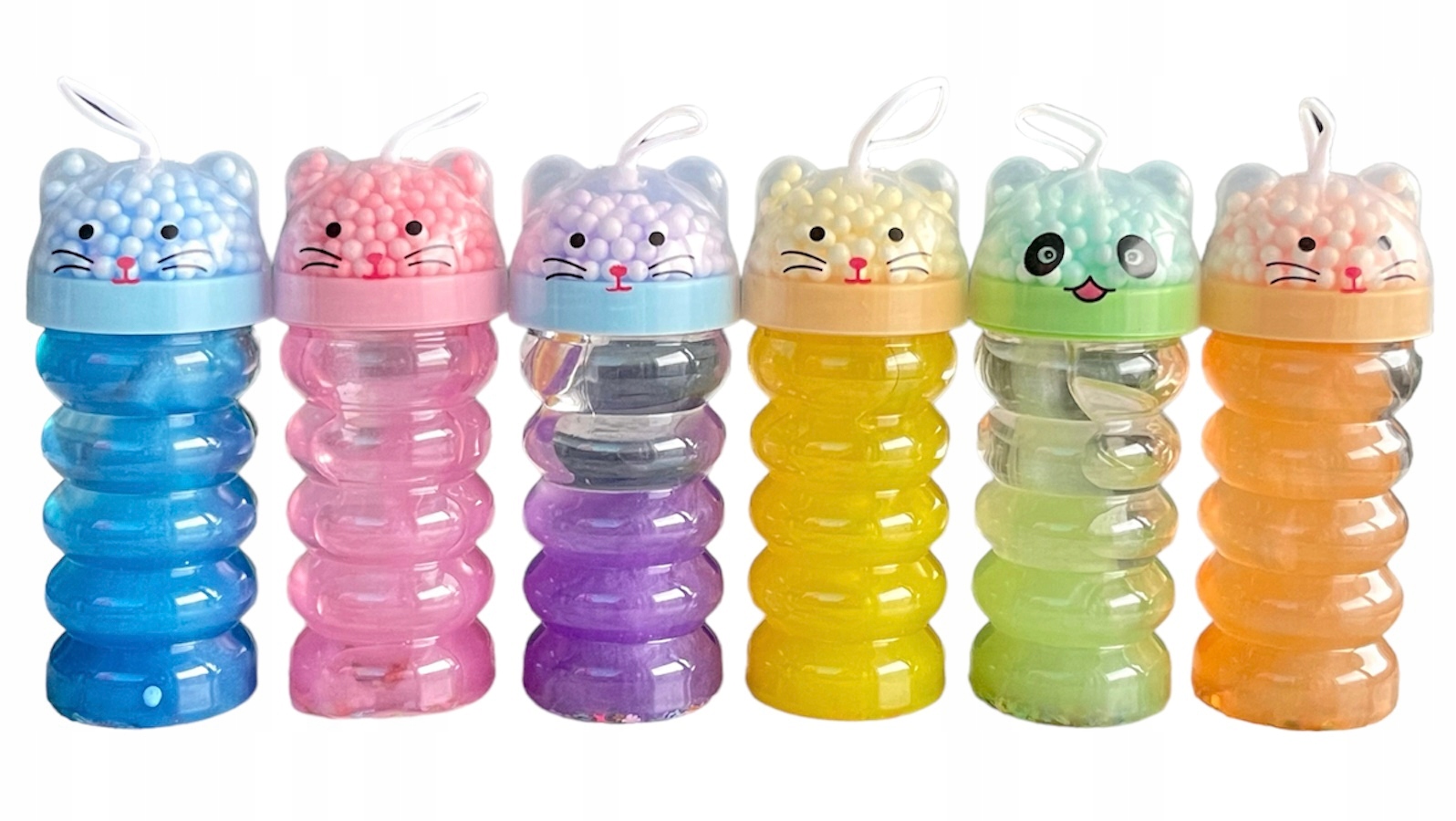 SLIME KOLOROWY GLUTEK MASA SENSORYCZNA ANTYSTRES