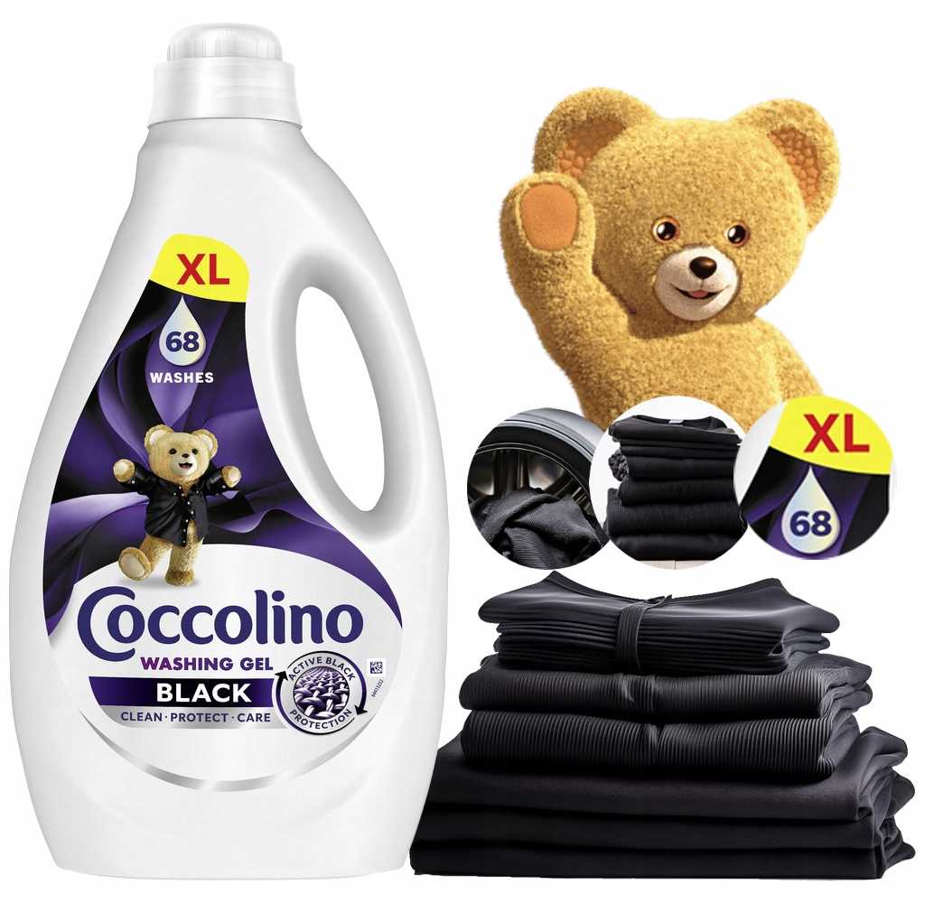 Levně Coccolyno Black Dark XL Gel Na Praní Černých Tkanin 2,72 L 68 Praní