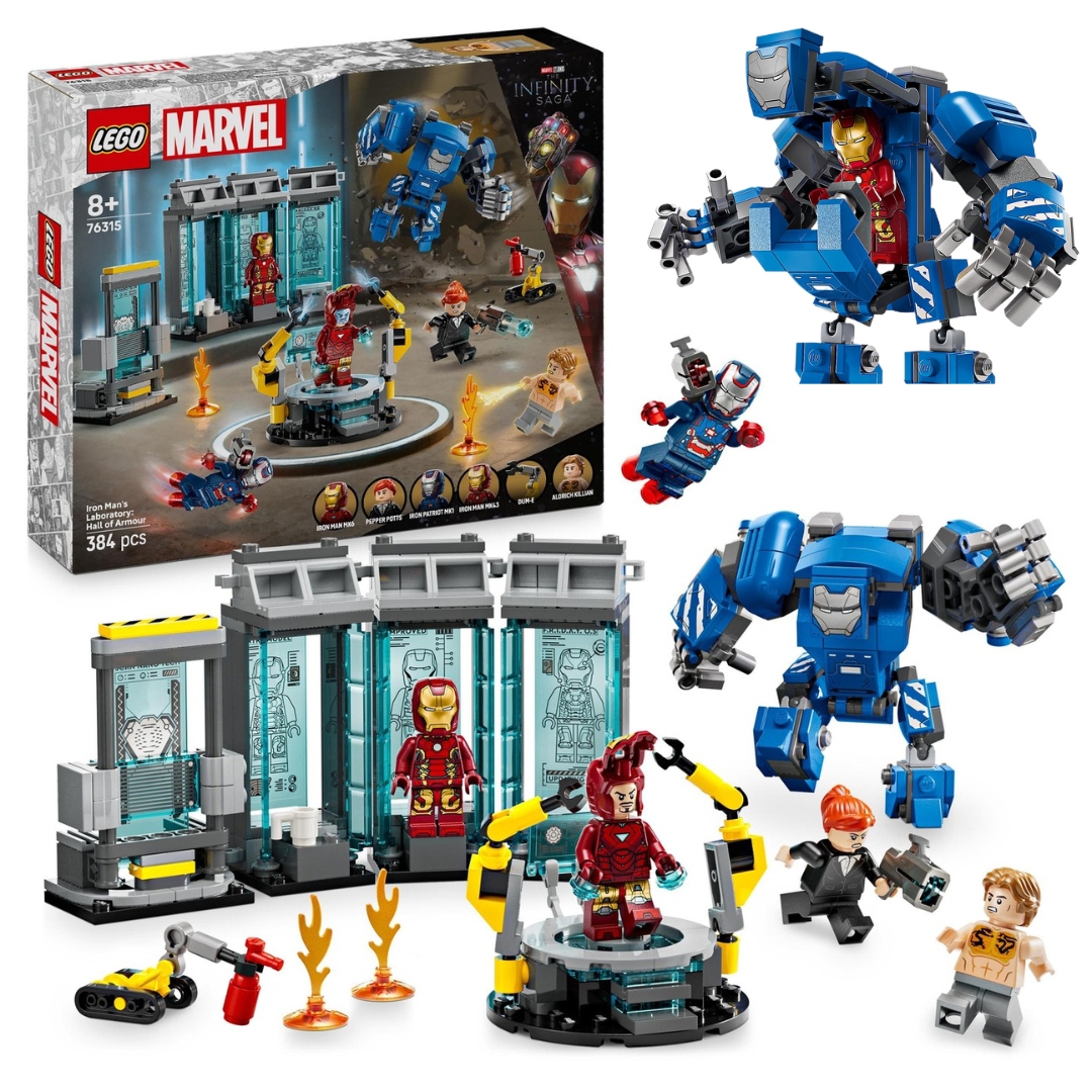 Lego 76315 Marvel Heroes Laboratoř Iron Mana: Zbrojovka