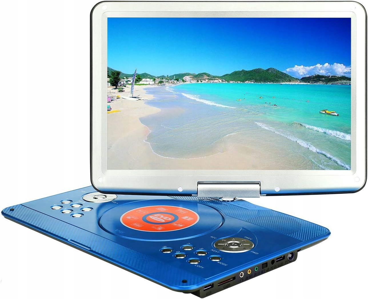 Přenosný DVD Přehrávač S 14" Hd Obrazovkou Do Auta