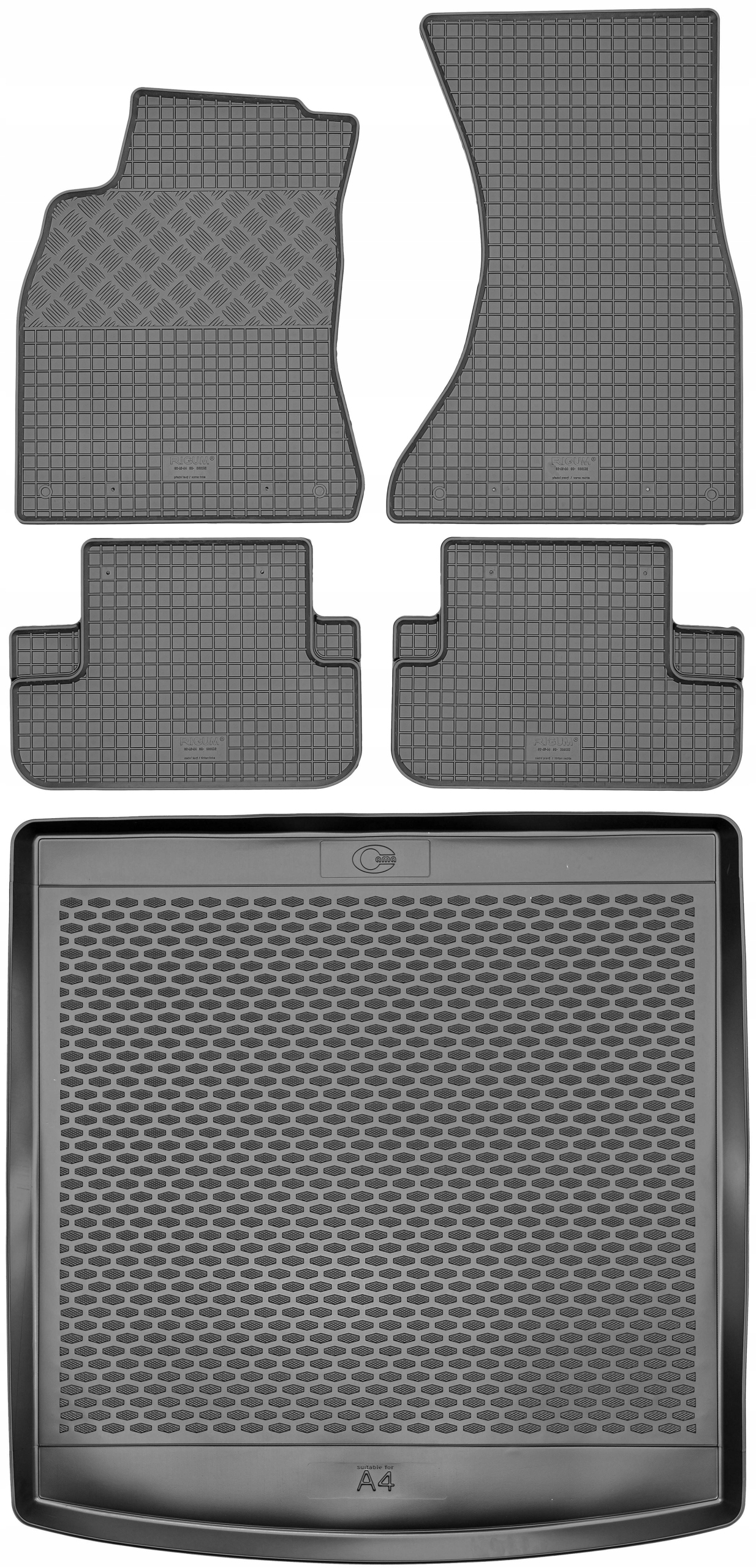 Audi A4 B8 Kombi od roku 2008-2015 Sada Koberce batožinový priestor