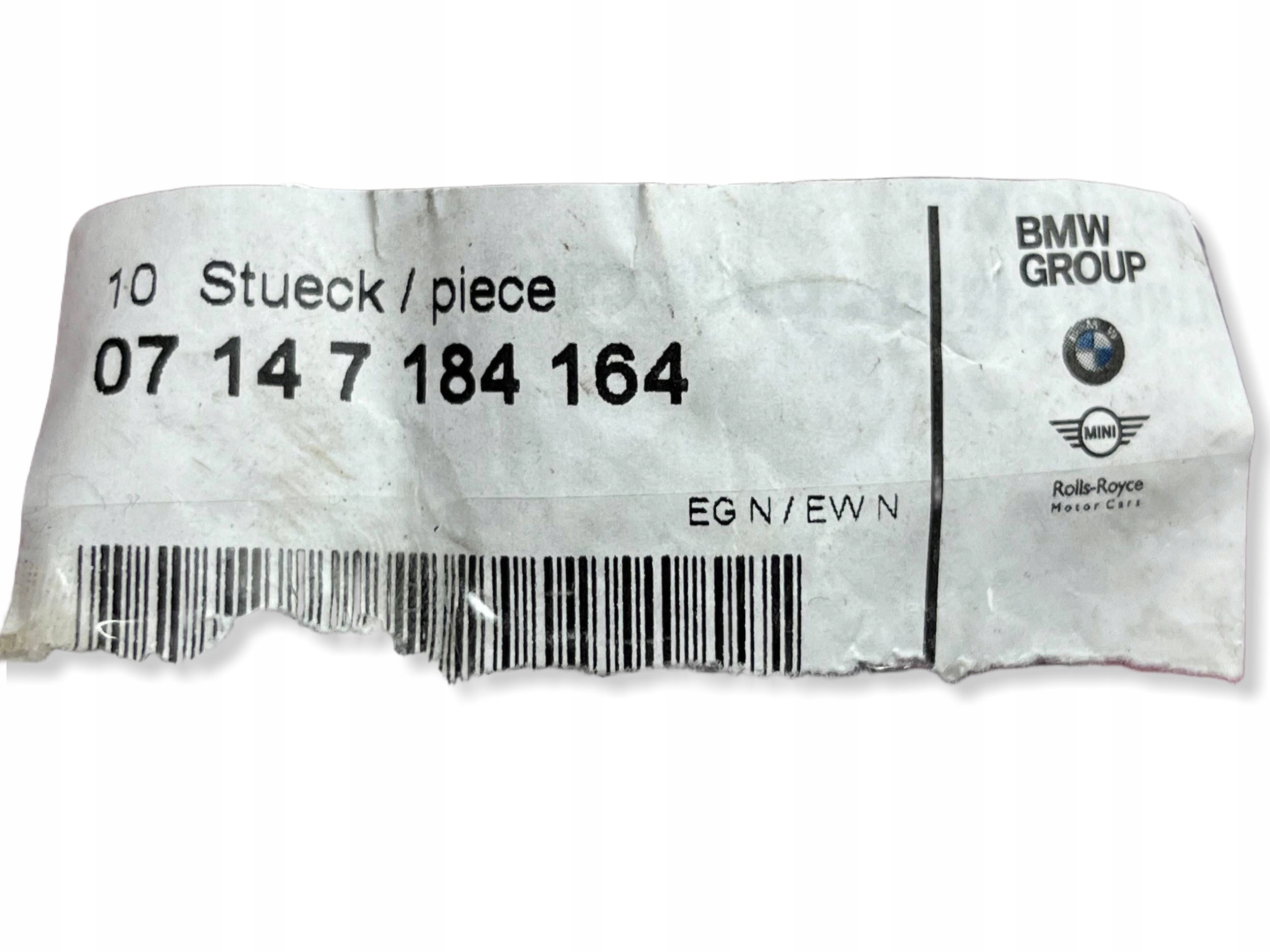 Vis TORX BMW 10X 07147184164 !J