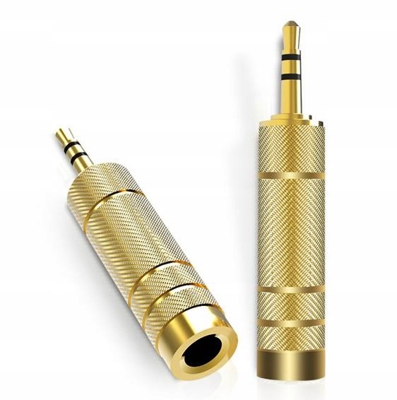 

Przejściówka Aux Jack Mini Jack 6,3mm 3,5mm